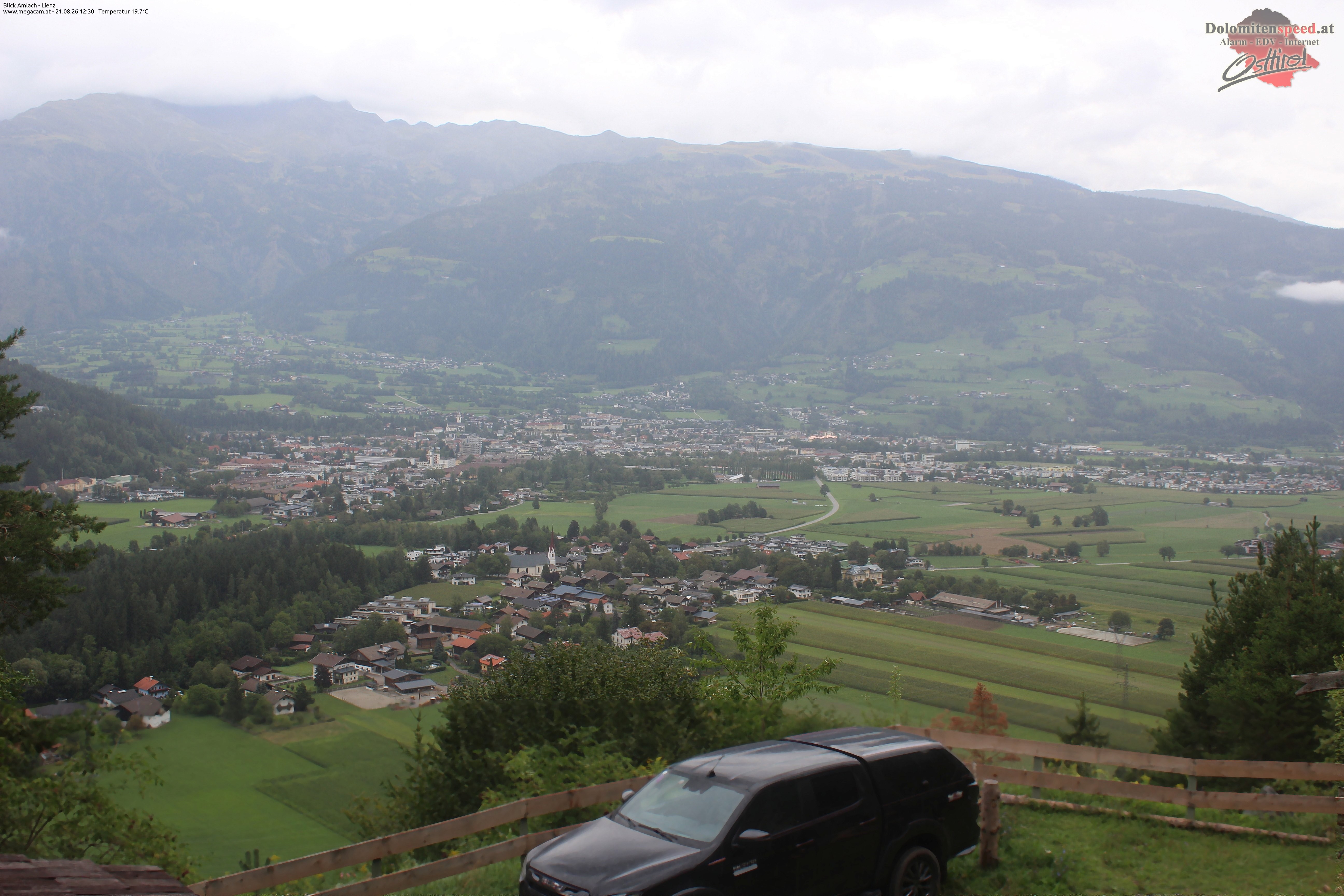Archiv Foto Webcam Blick Amlach - Lienz - Osttirol