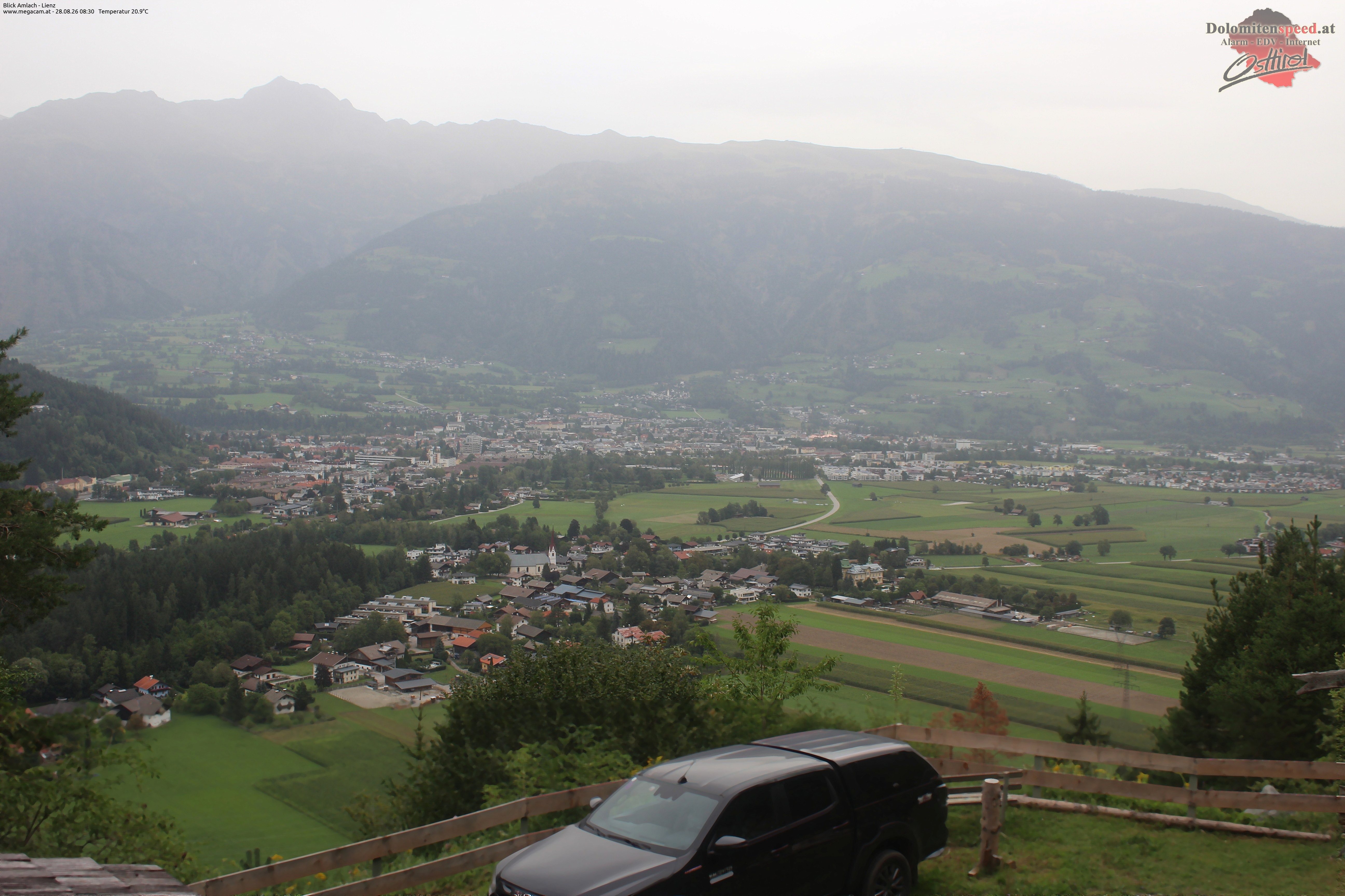 Archiv Foto Webcam Blick Amlach - Lienz - Osttirol