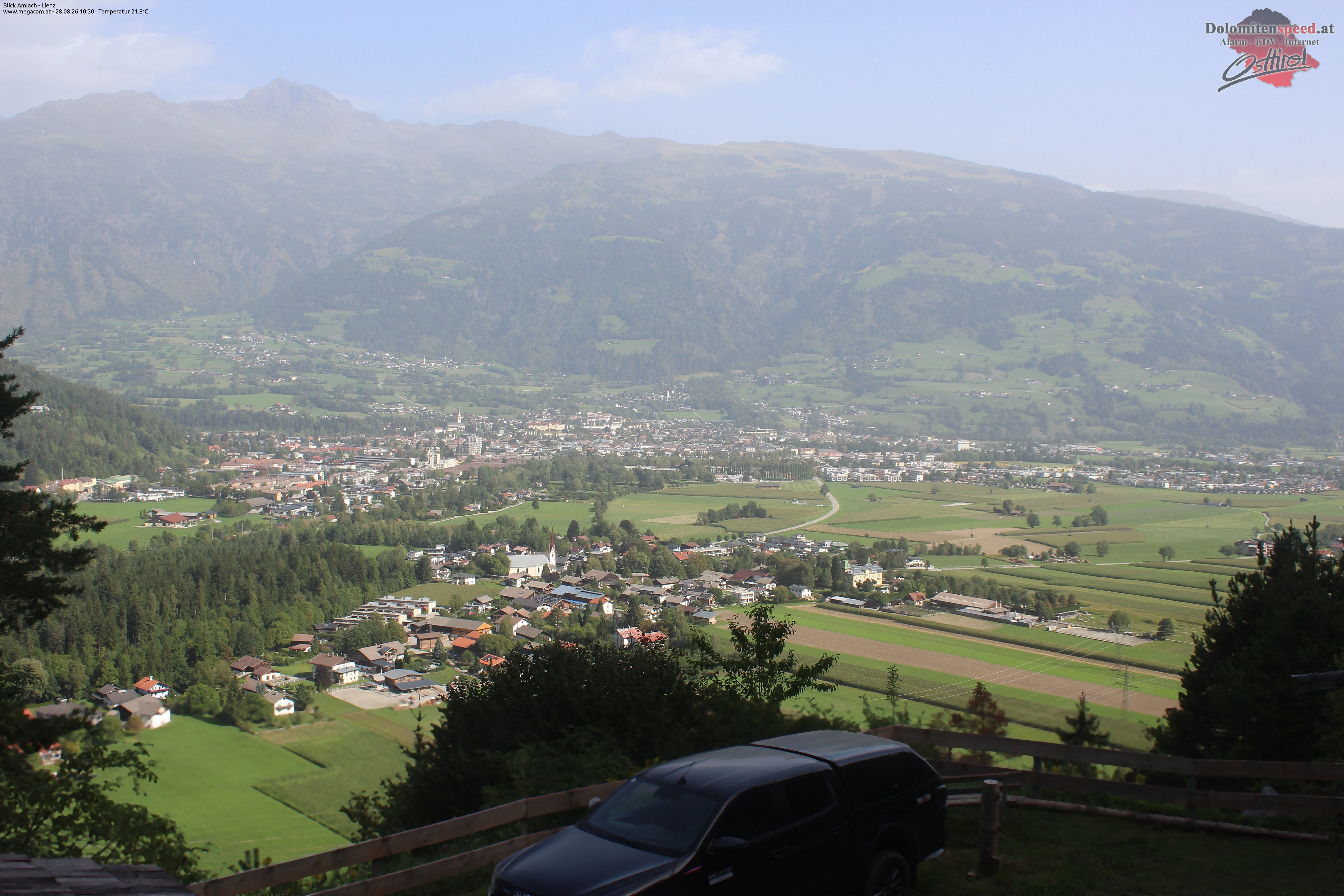 Archiv Foto Webcam Blick Amlach - Lienz - Osttirol