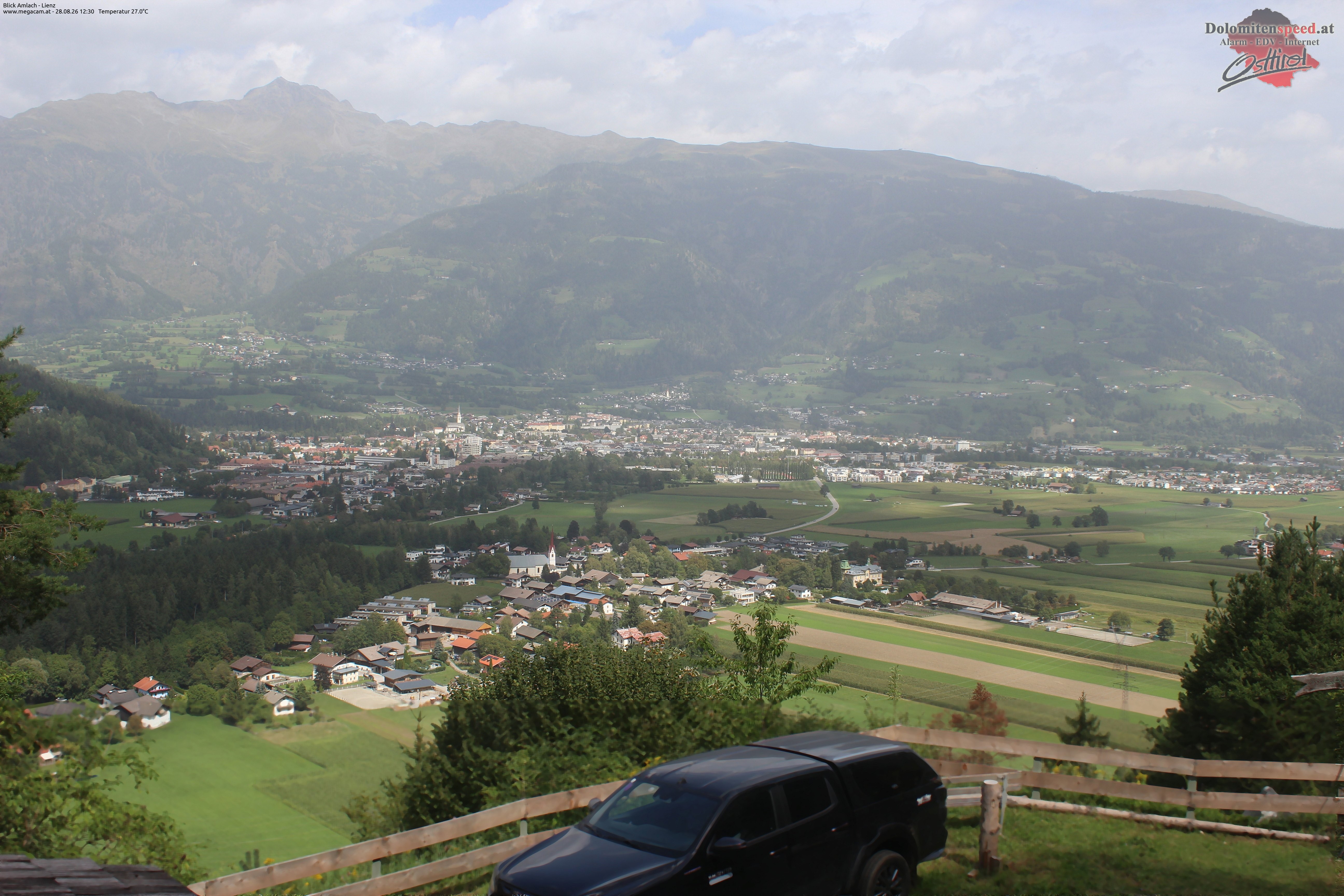 Archiv Foto Webcam Blick Amlach - Lienz - Osttirol
