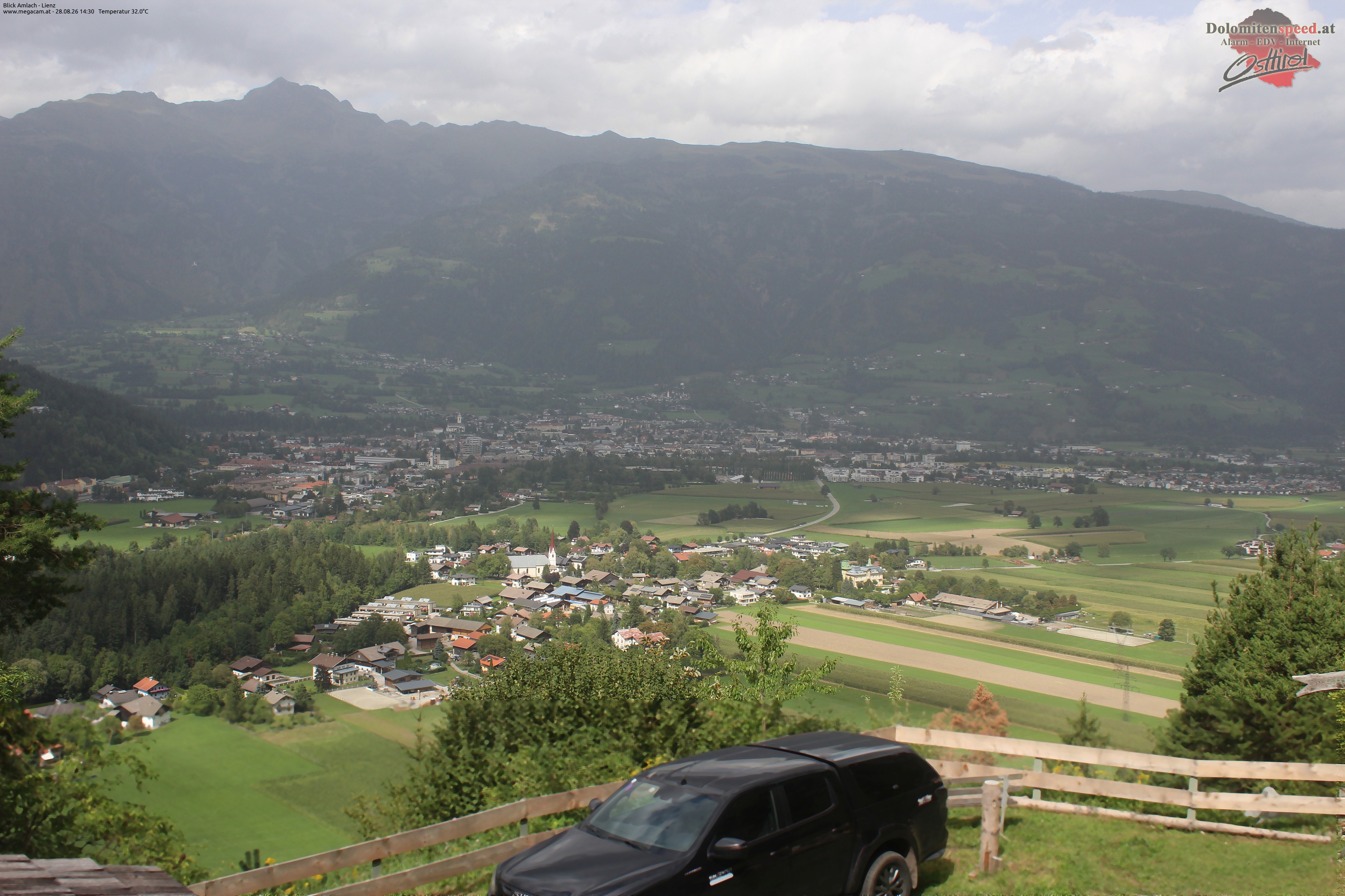 Archiv Foto Webcam Blick Amlach - Lienz - Osttirol