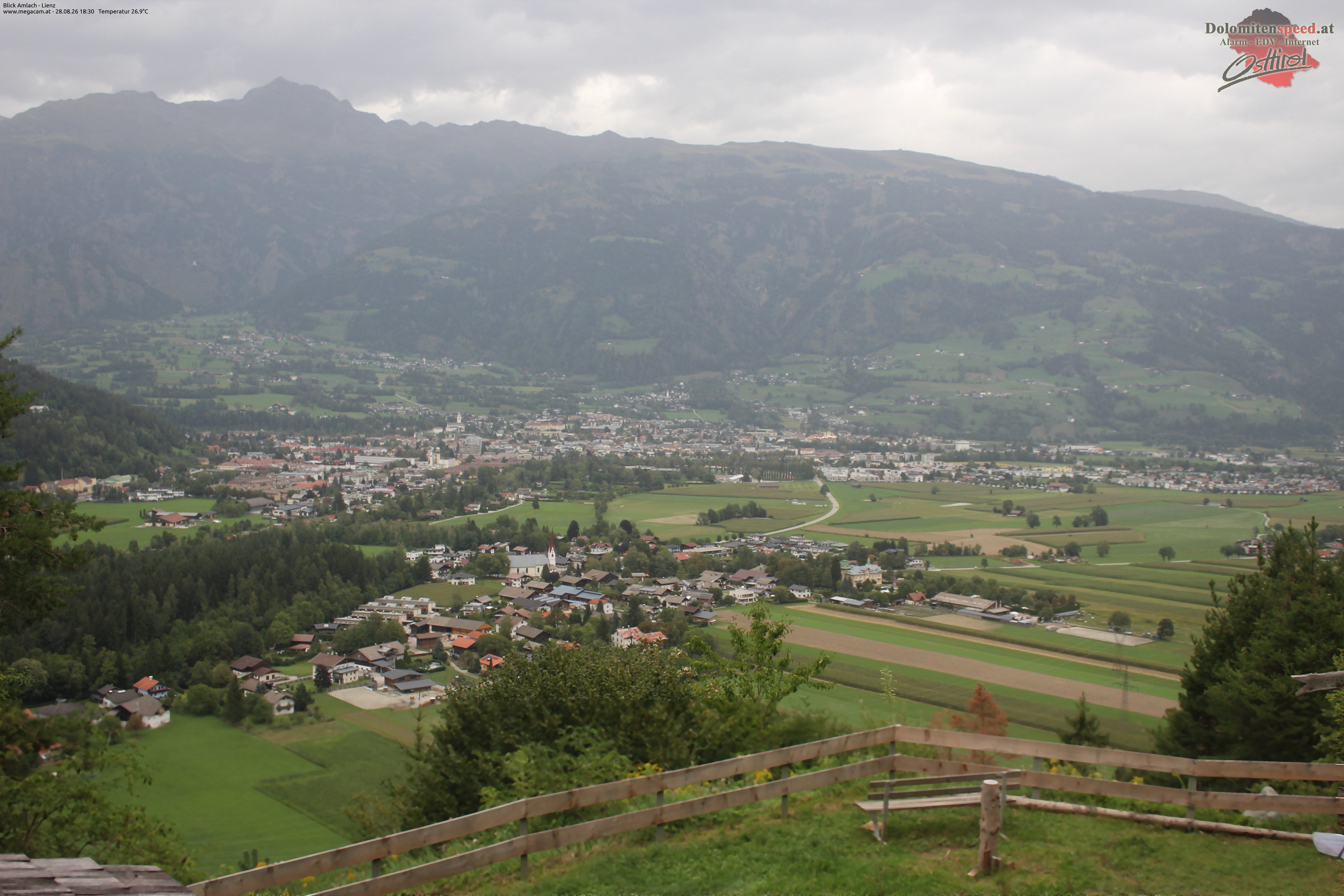 Archiv Foto Webcam Blick Amlach - Lienz - Osttirol
