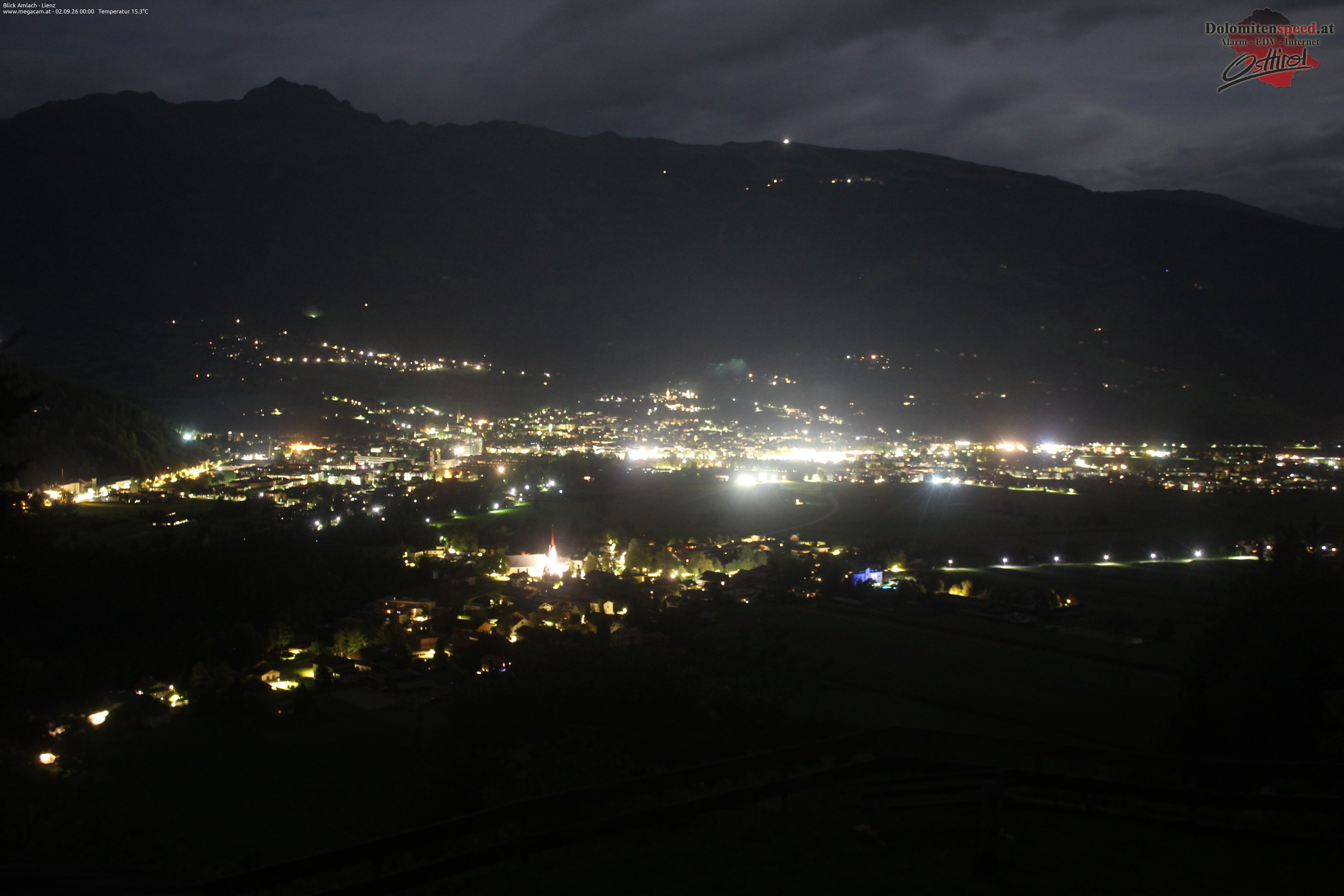 Archiv Foto Webcam Blick Amlach - Lienz - Osttirol