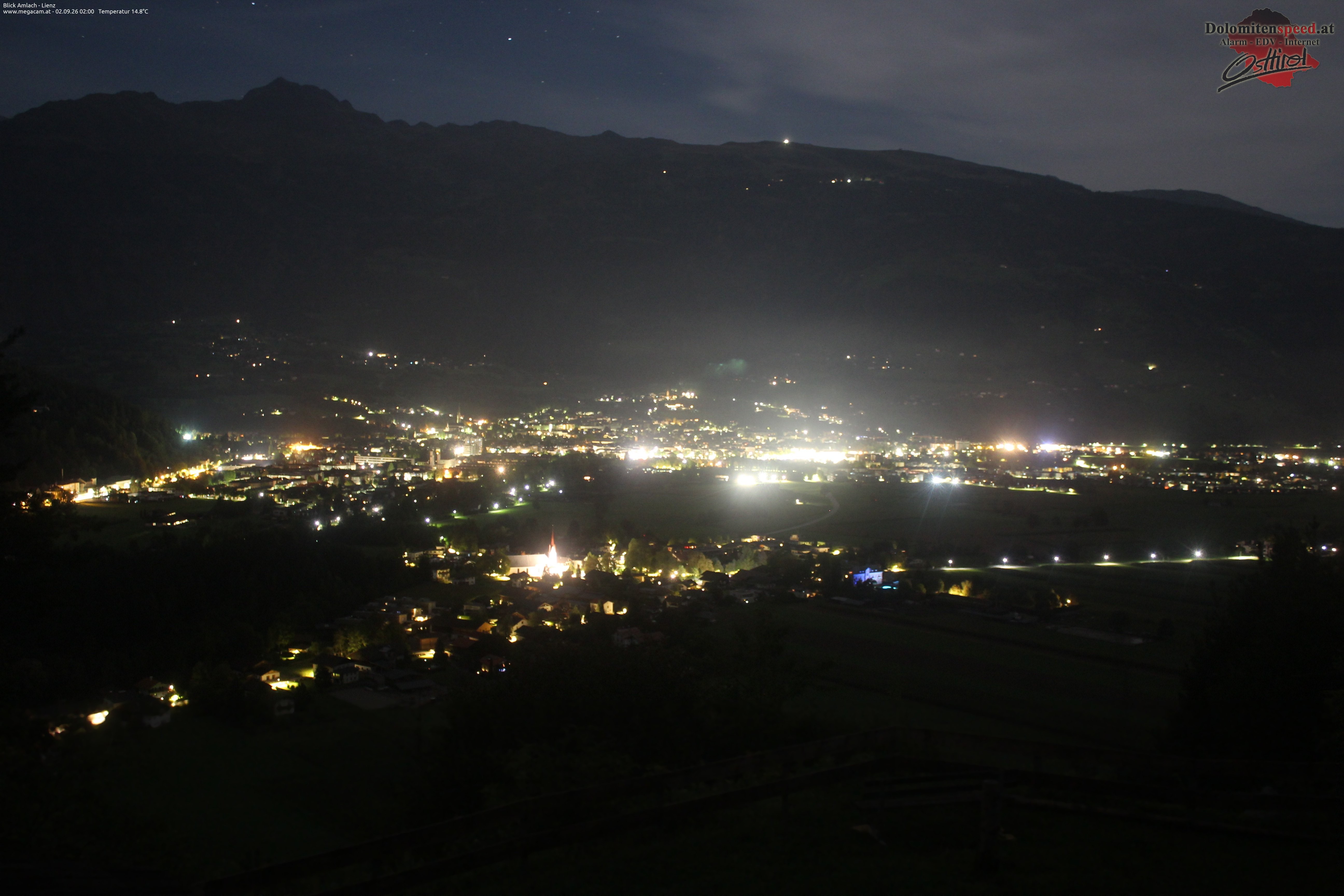 Archiv Foto Webcam Blick Amlach - Lienz - Osttirol