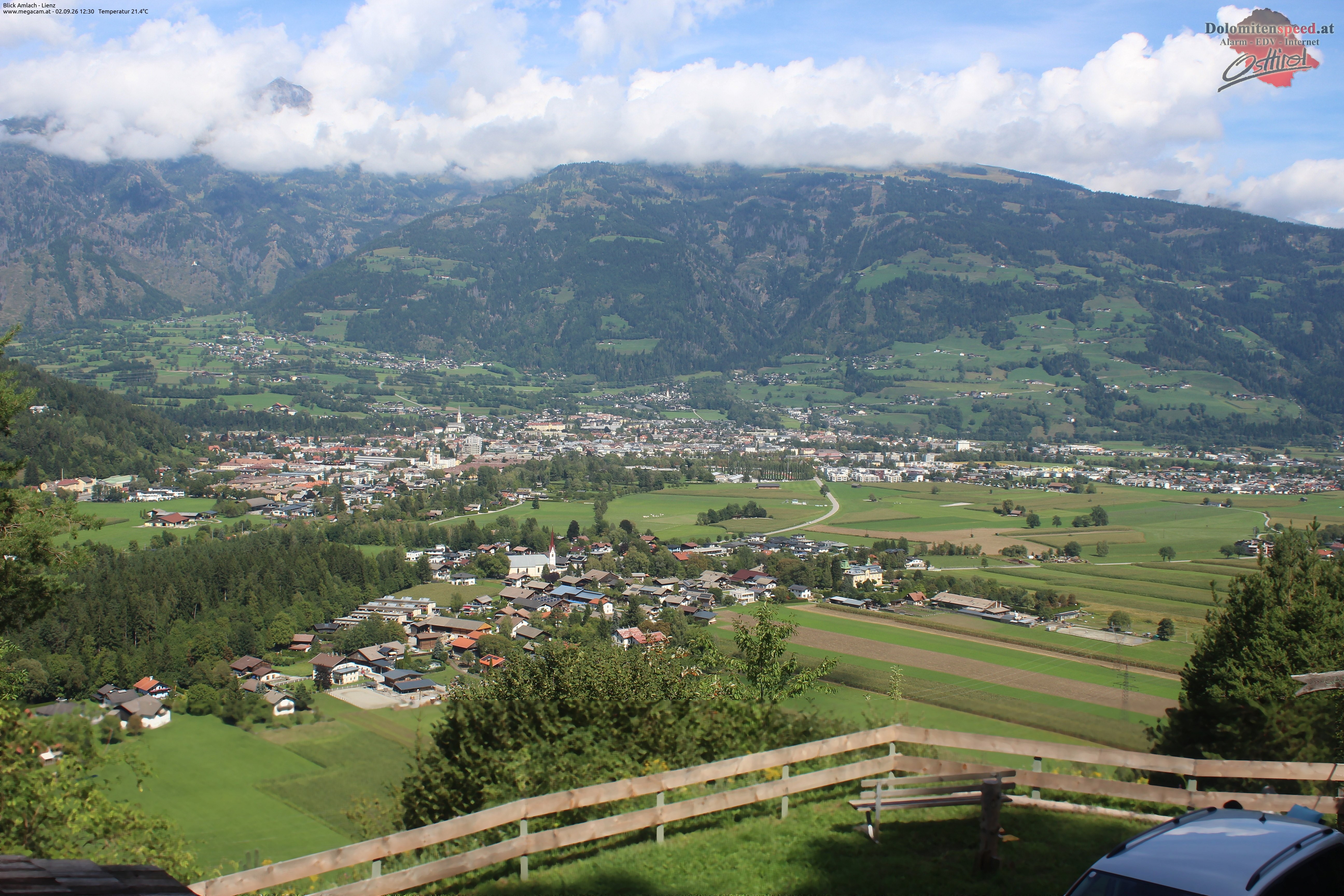 Archiv Foto Webcam Blick Amlach - Lienz - Osttirol
