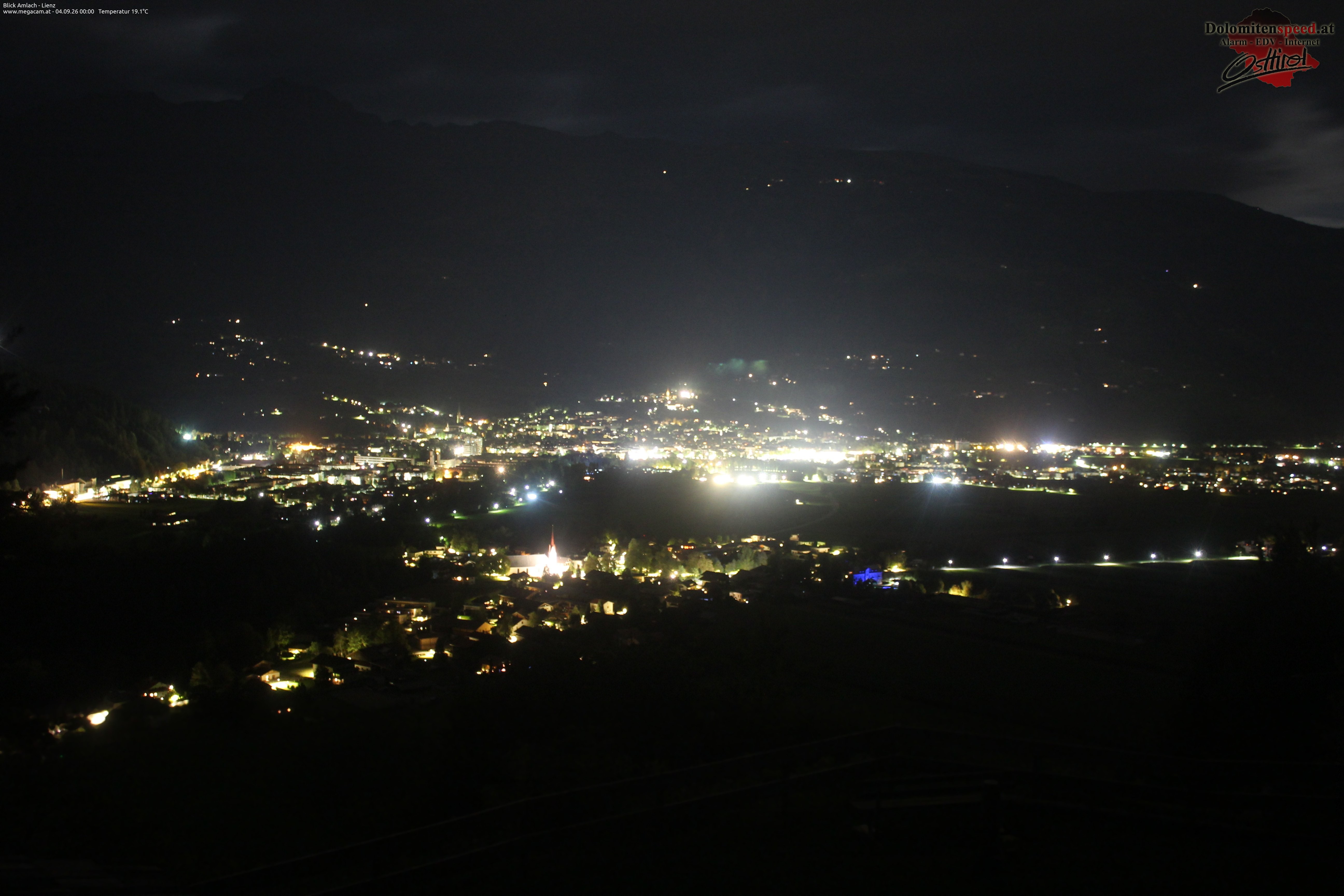 Archiv Foto Webcam Blick Amlach - Lienz - Osttirol