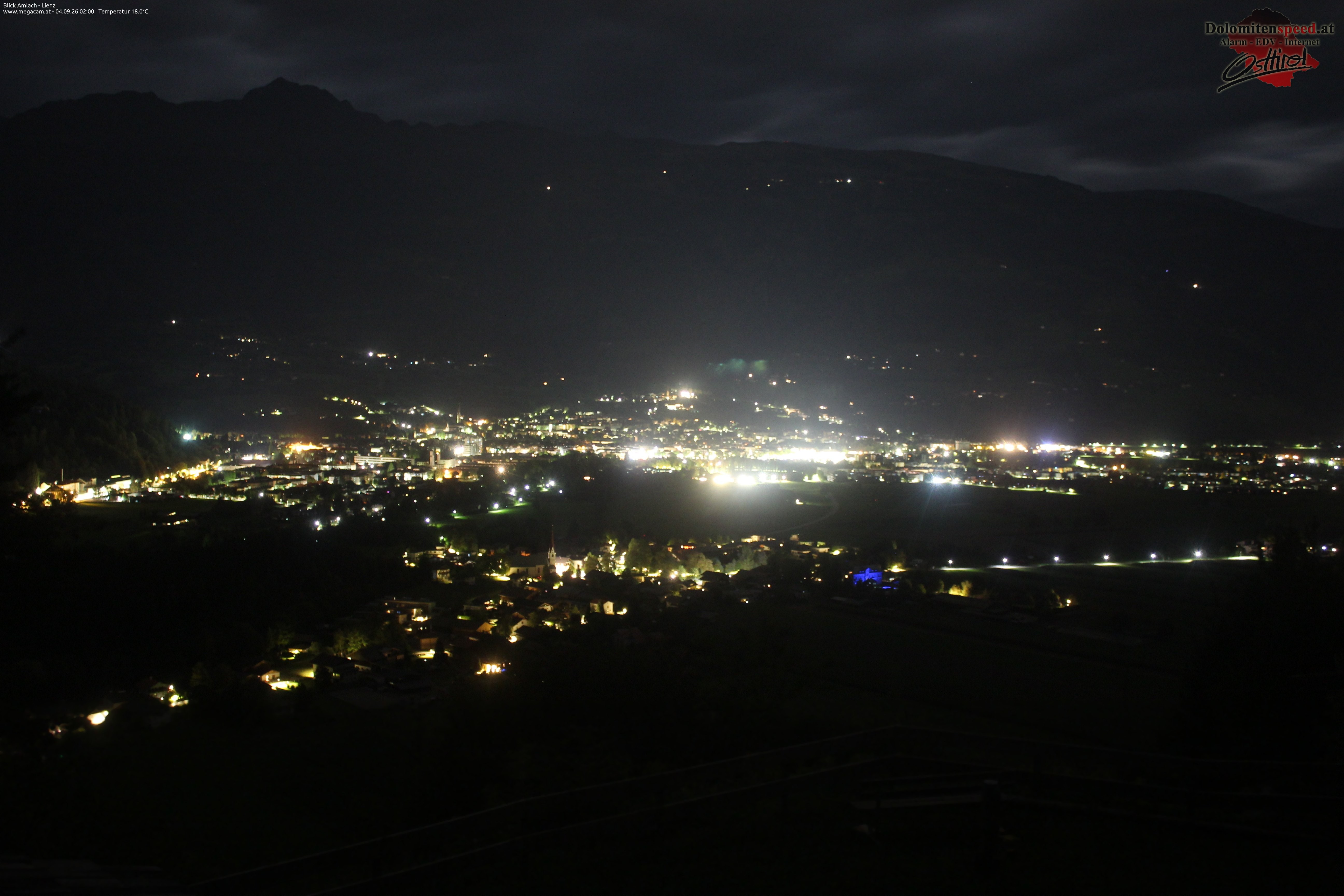 Archiv Foto Webcam Blick Amlach - Lienz - Osttirol