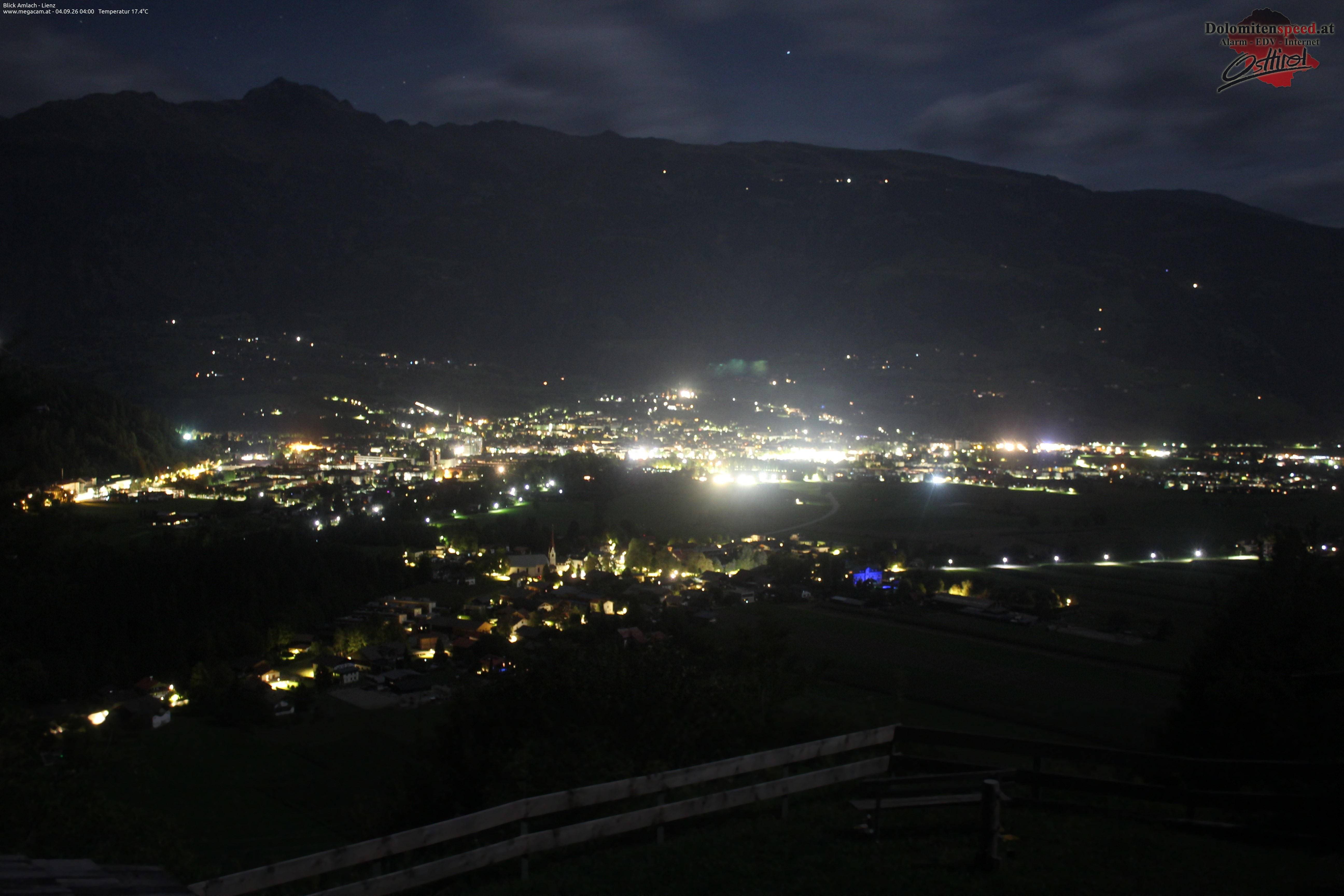 Archiv Foto Webcam Blick Amlach - Lienz - Osttirol