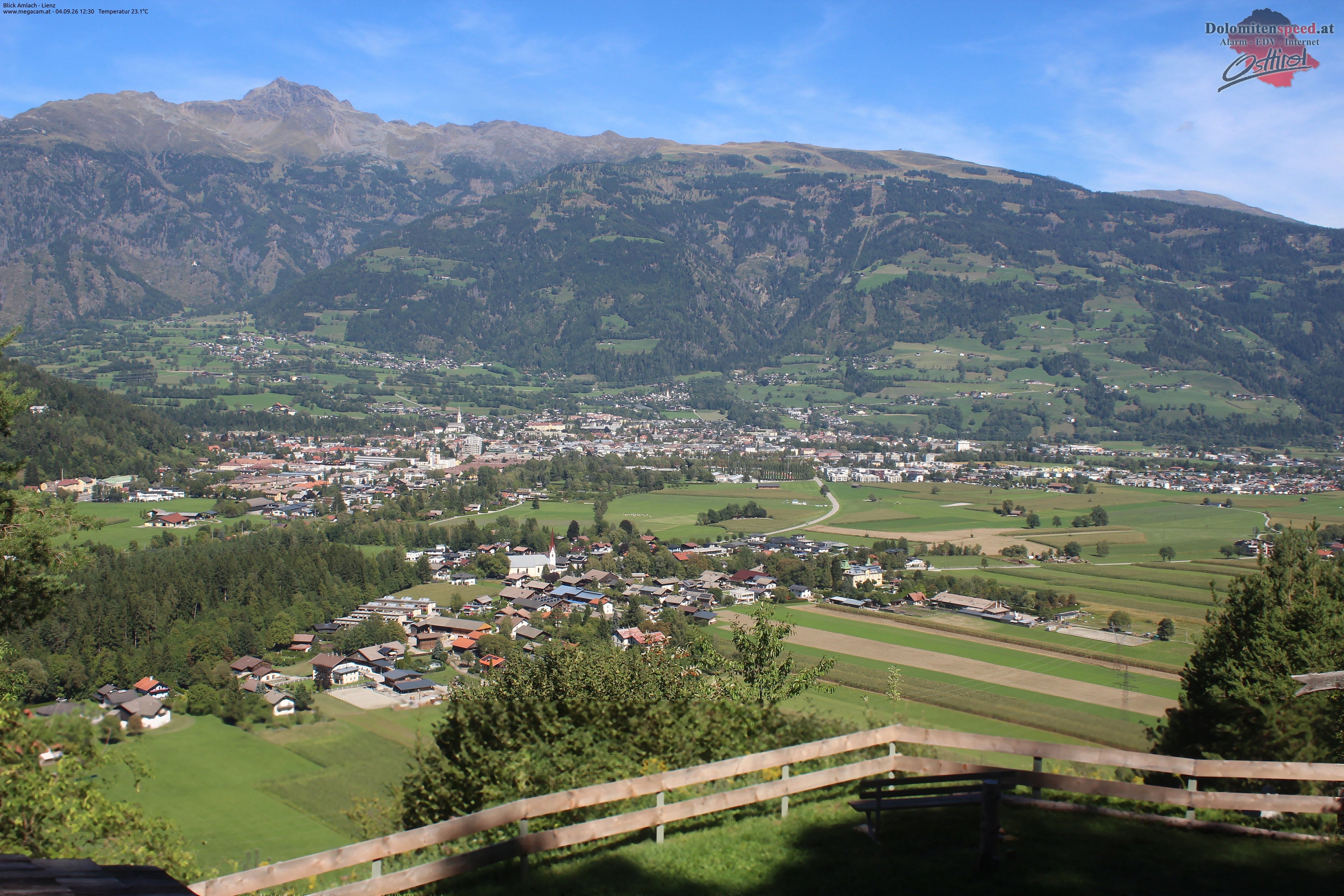 Archiv Foto Webcam Blick Amlach - Lienz - Osttirol