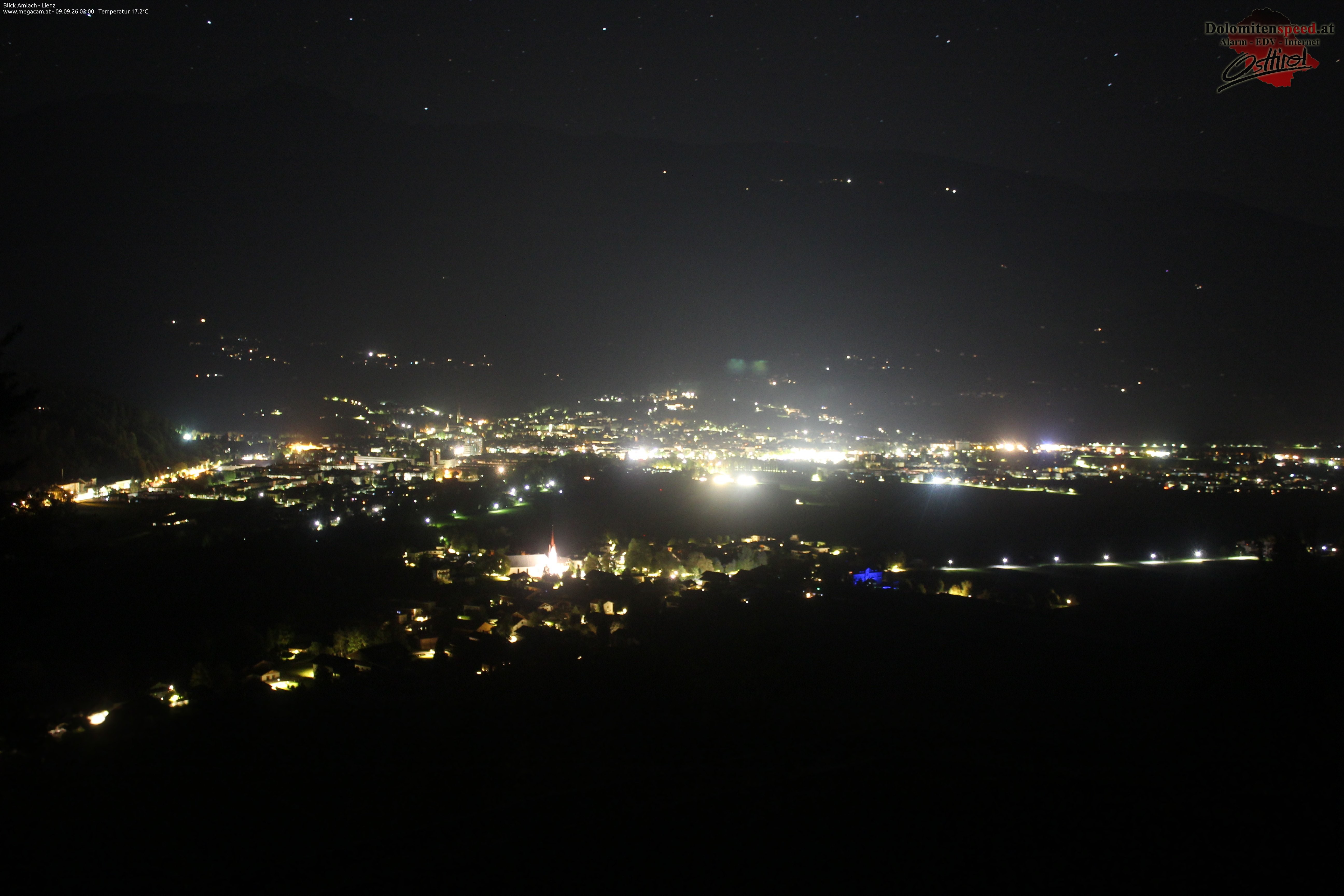 Archiv Foto Webcam Blick Amlach - Lienz - Osttirol