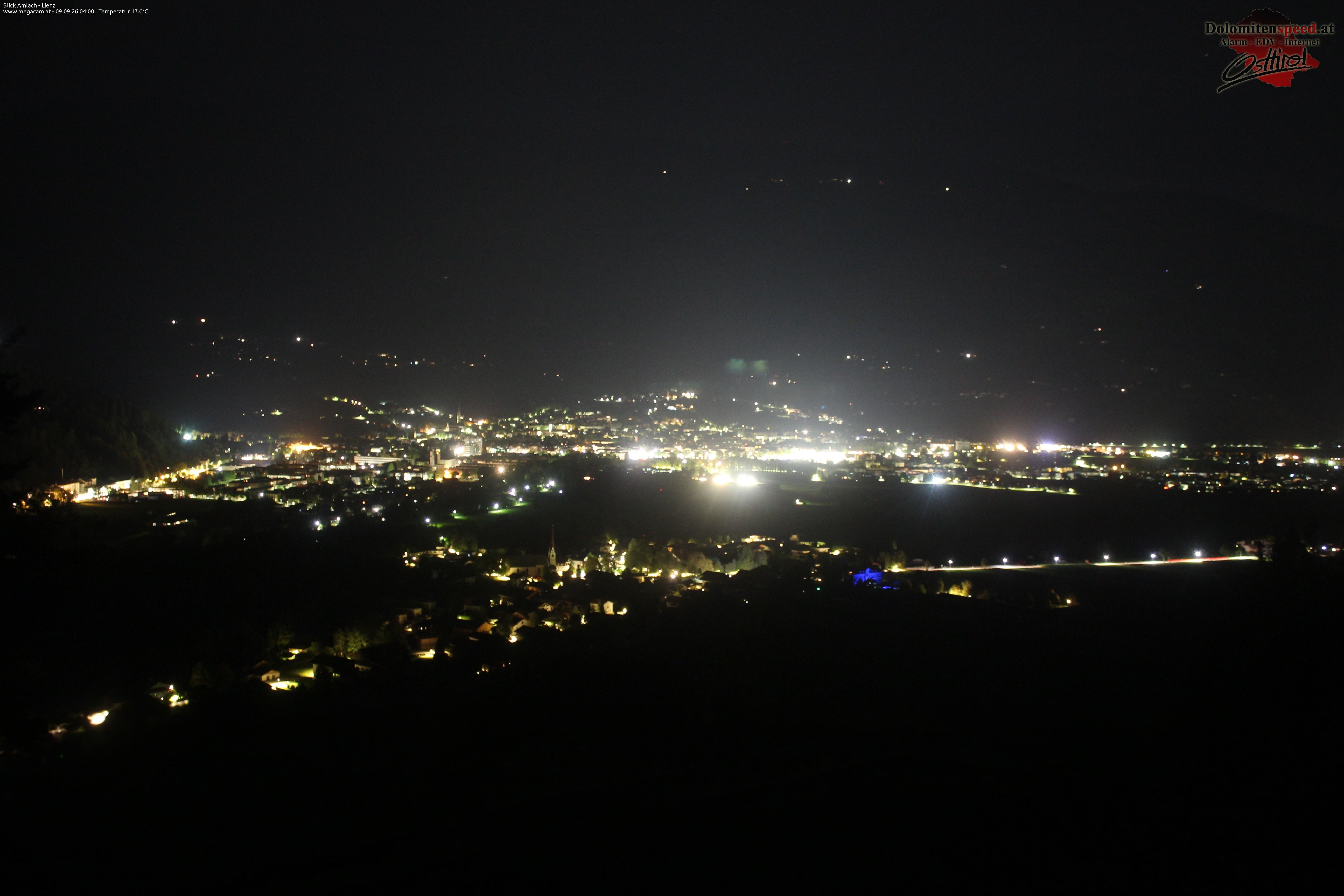 Archiv Foto Webcam Blick Amlach - Lienz - Osttirol