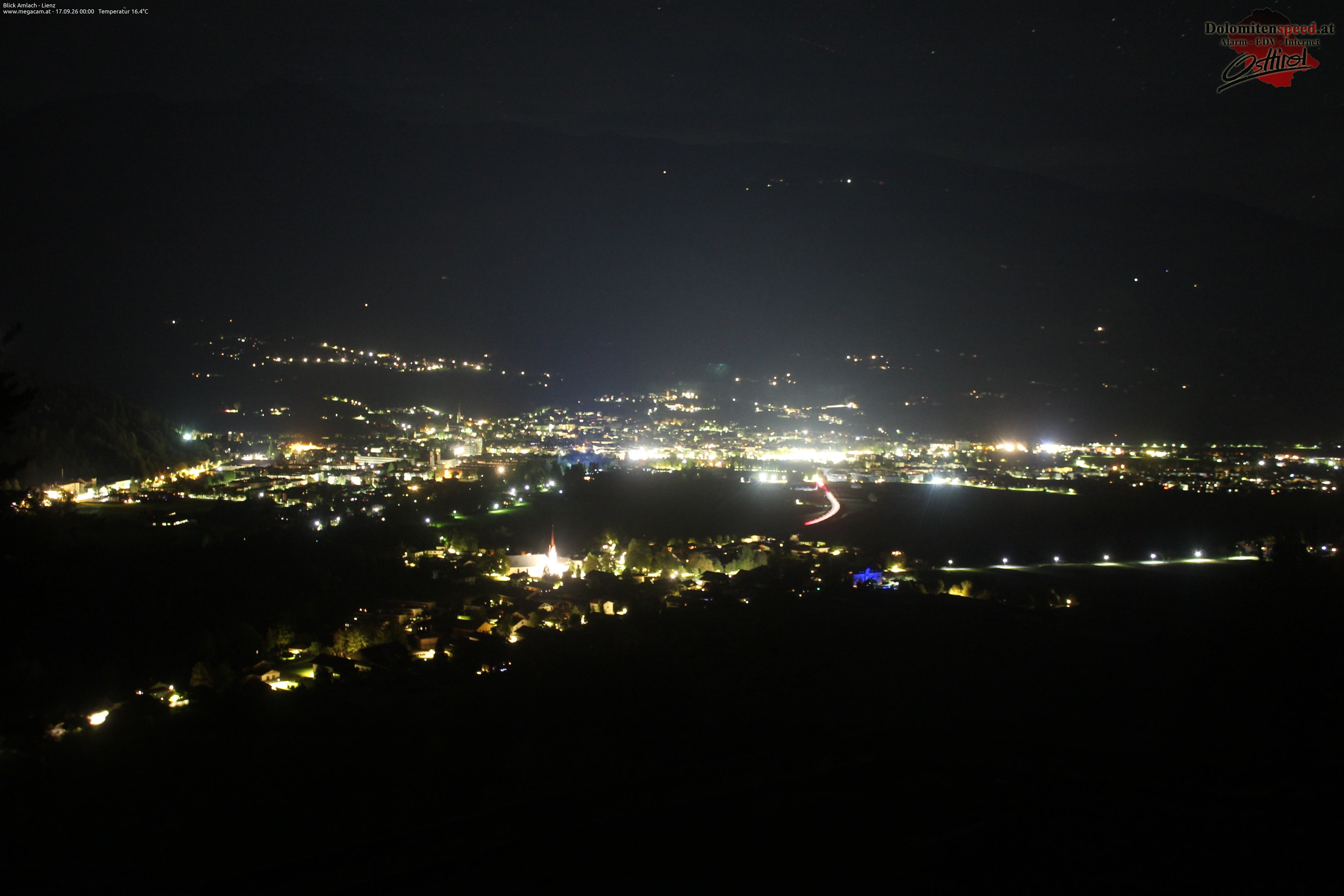 Archiv Foto Webcam Blick Amlach - Lienz - Osttirol