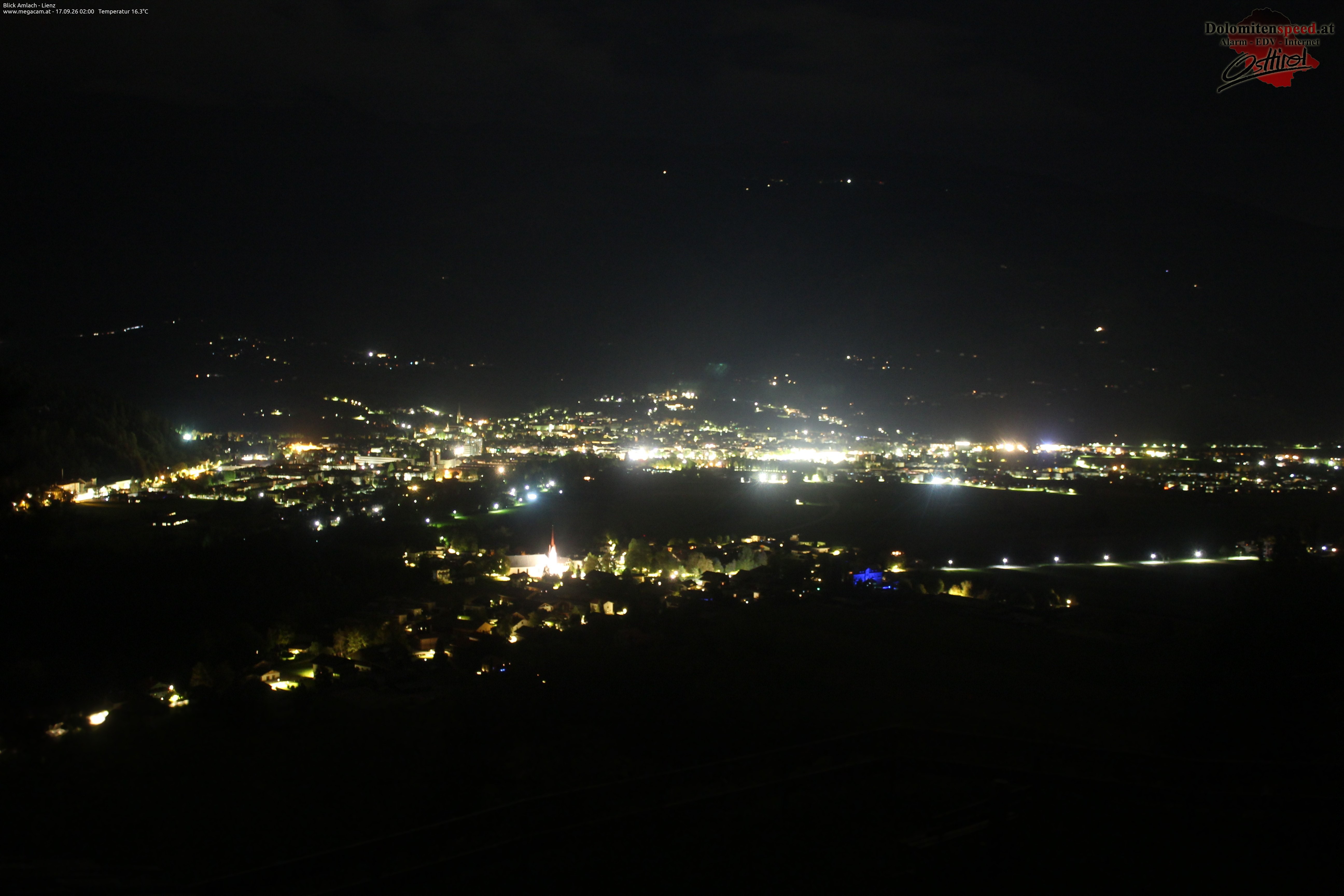 Archiv Foto Webcam Blick Amlach - Lienz - Osttirol