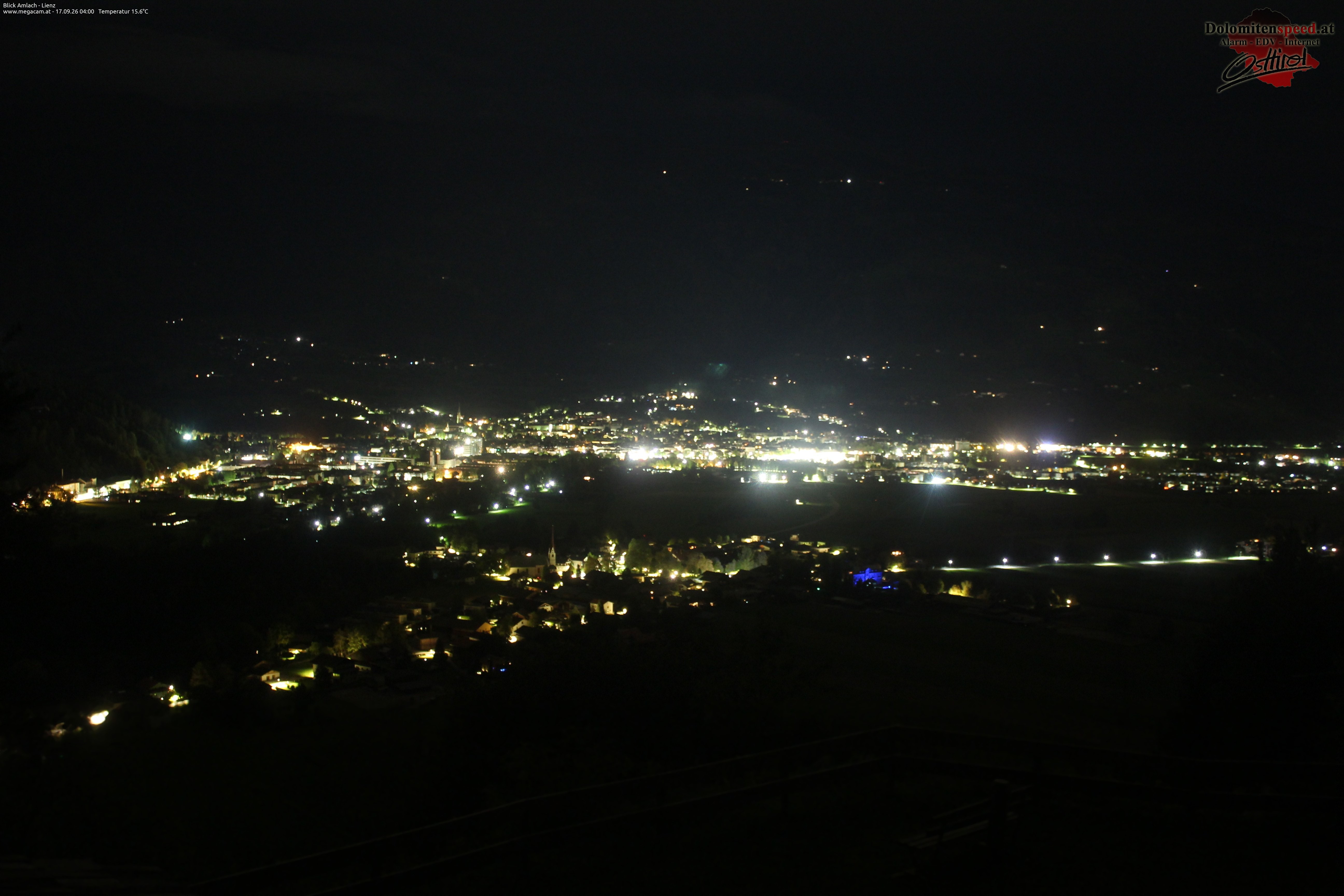 Archiv Foto Webcam Blick Amlach - Lienz - Osttirol