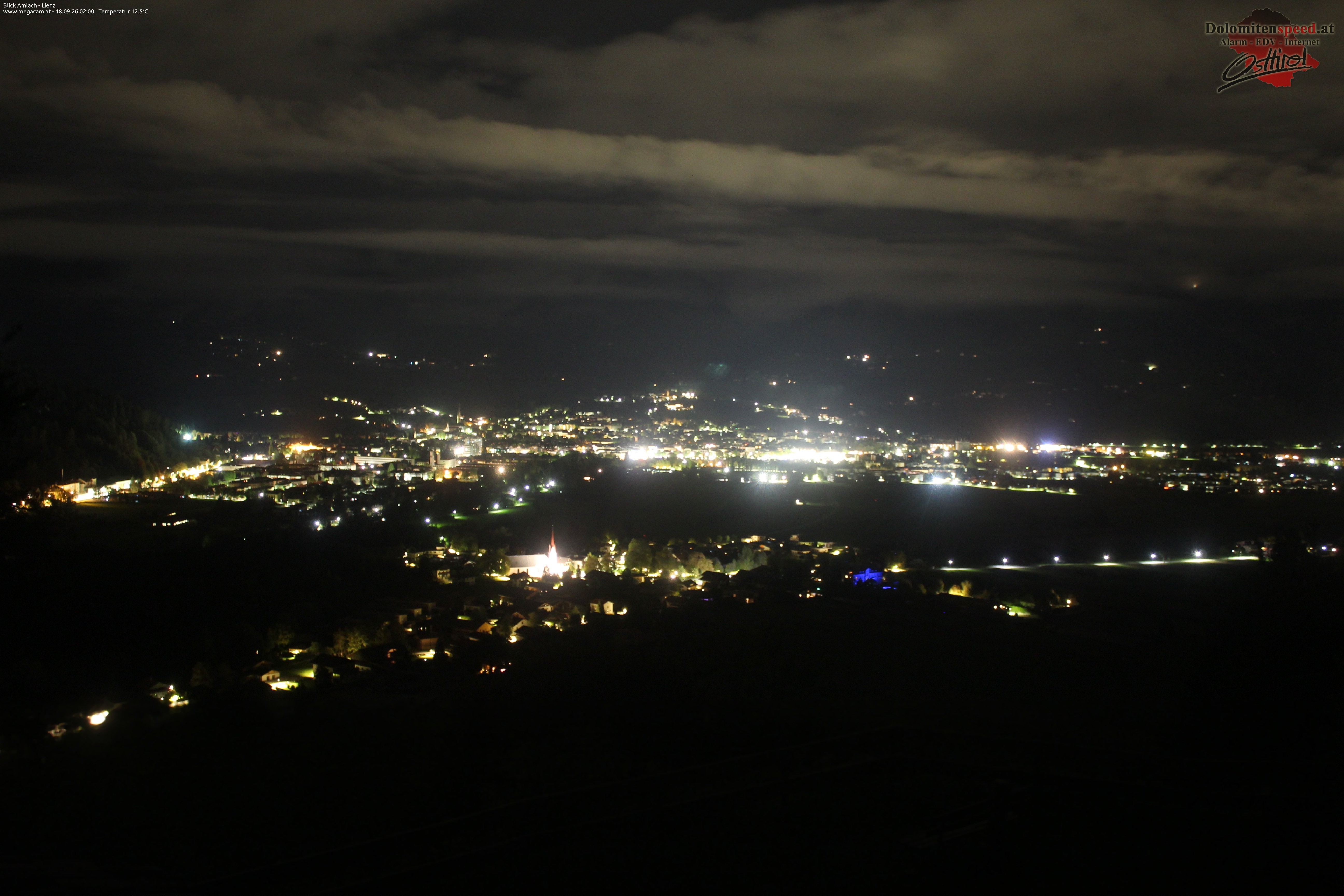 Archiv Foto Webcam Blick Amlach - Lienz - Osttirol