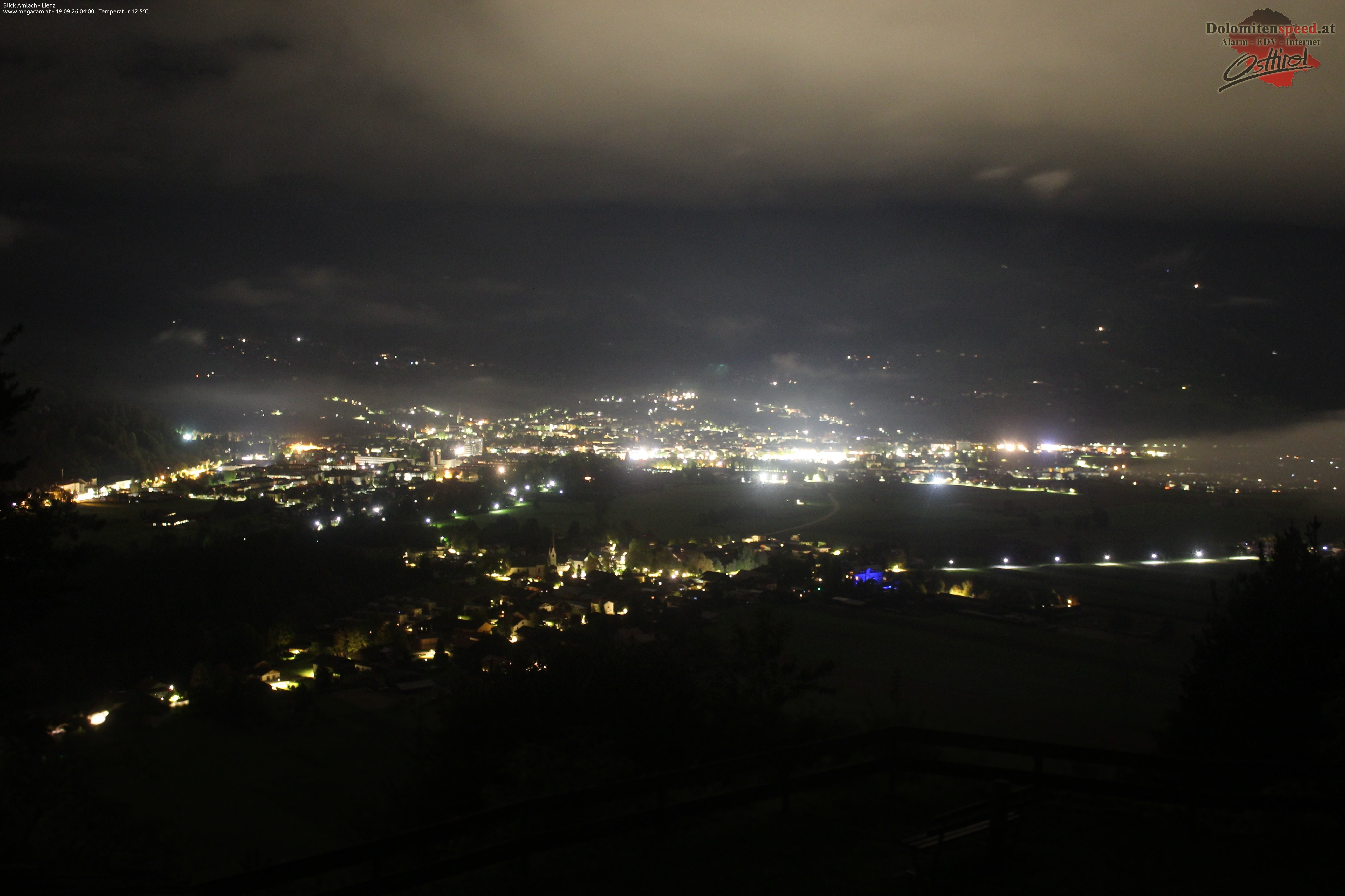 Archiv Foto Webcam Blick Amlach - Lienz - Osttirol