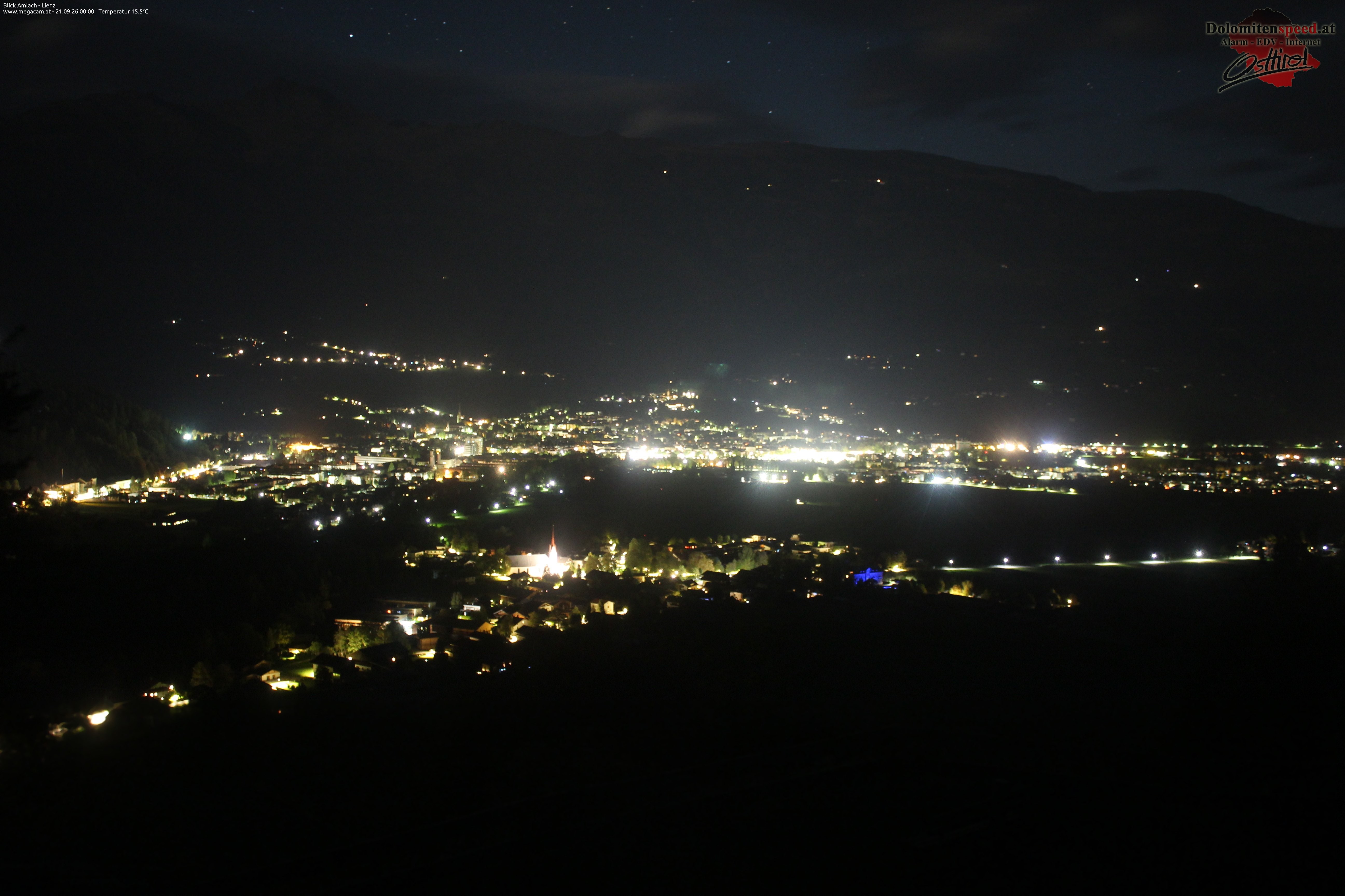 Archiv Foto Webcam Blick Amlach - Lienz - Osttirol
