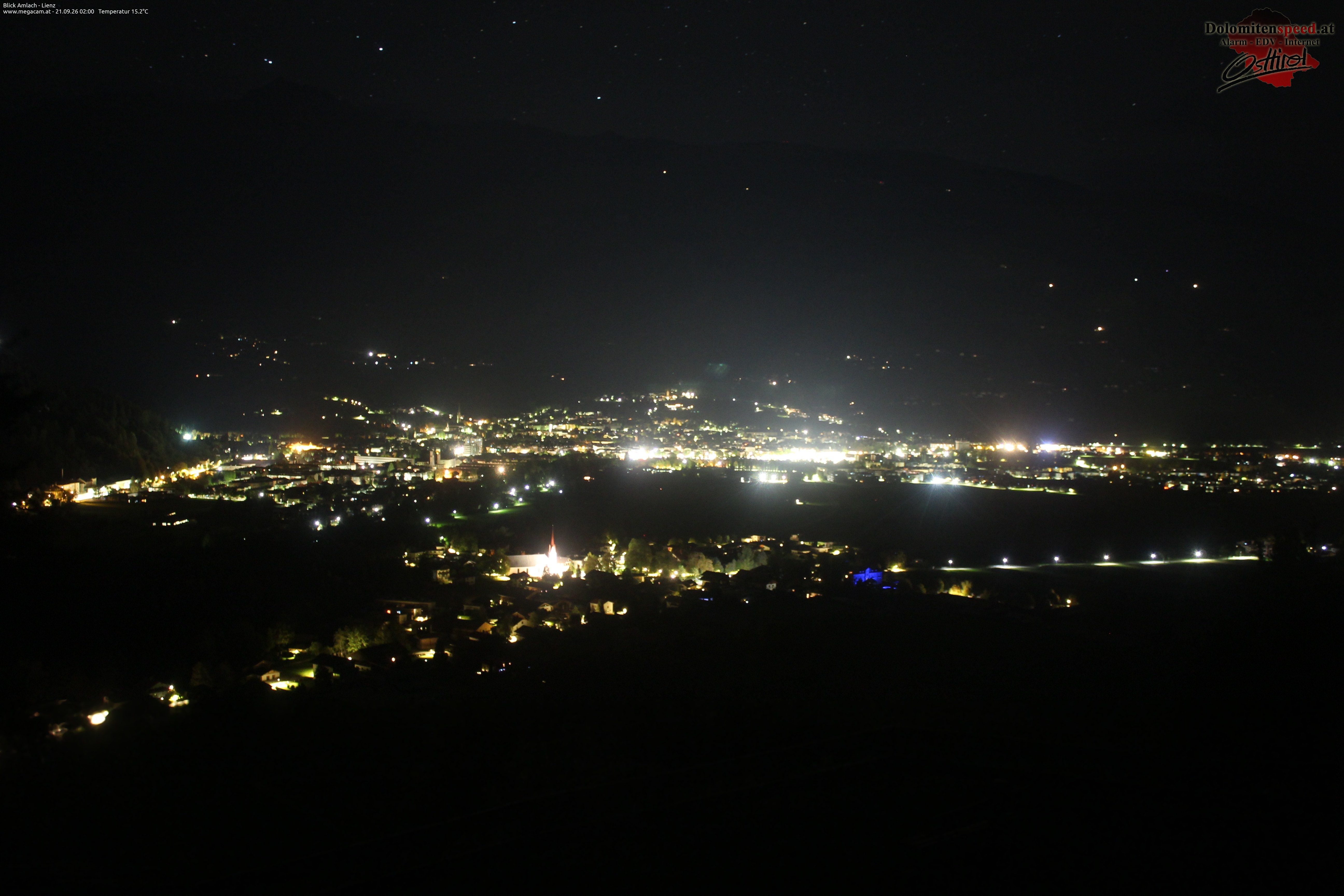 Archiv Foto Webcam Blick Amlach - Lienz - Osttirol