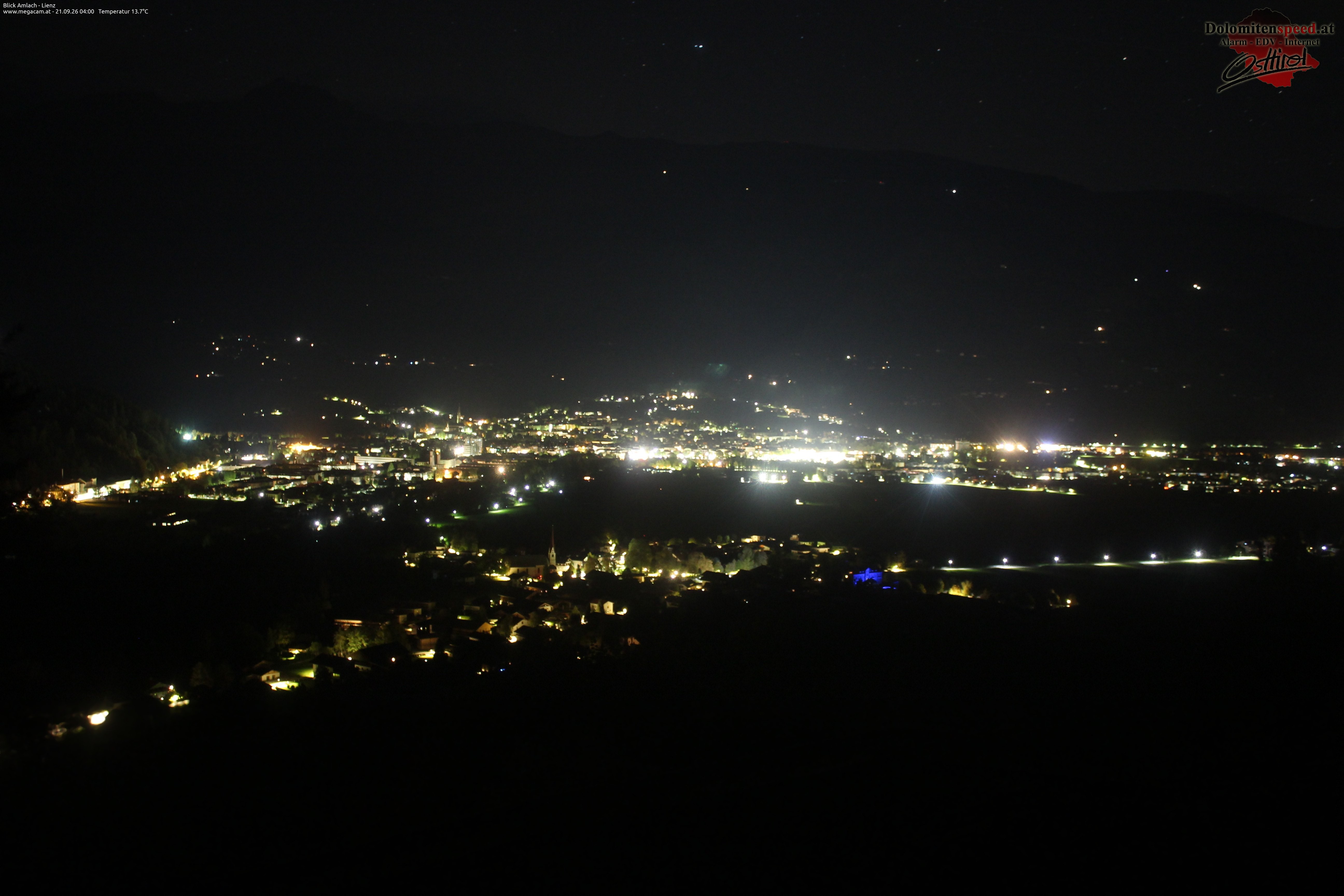 Archiv Foto Webcam Blick Amlach - Lienz - Osttirol