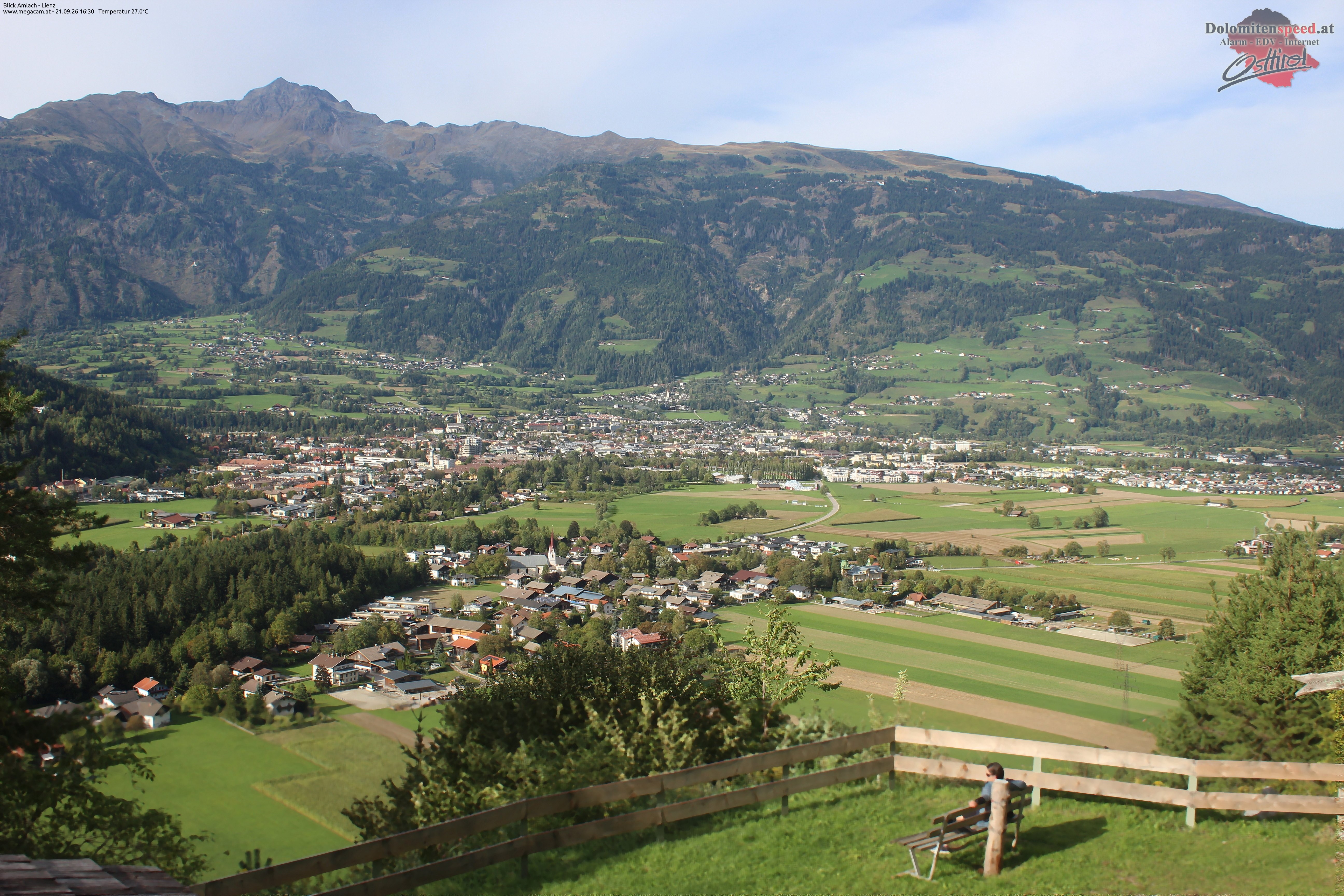 Archiv Foto Webcam Blick Amlach - Lienz - Osttirol