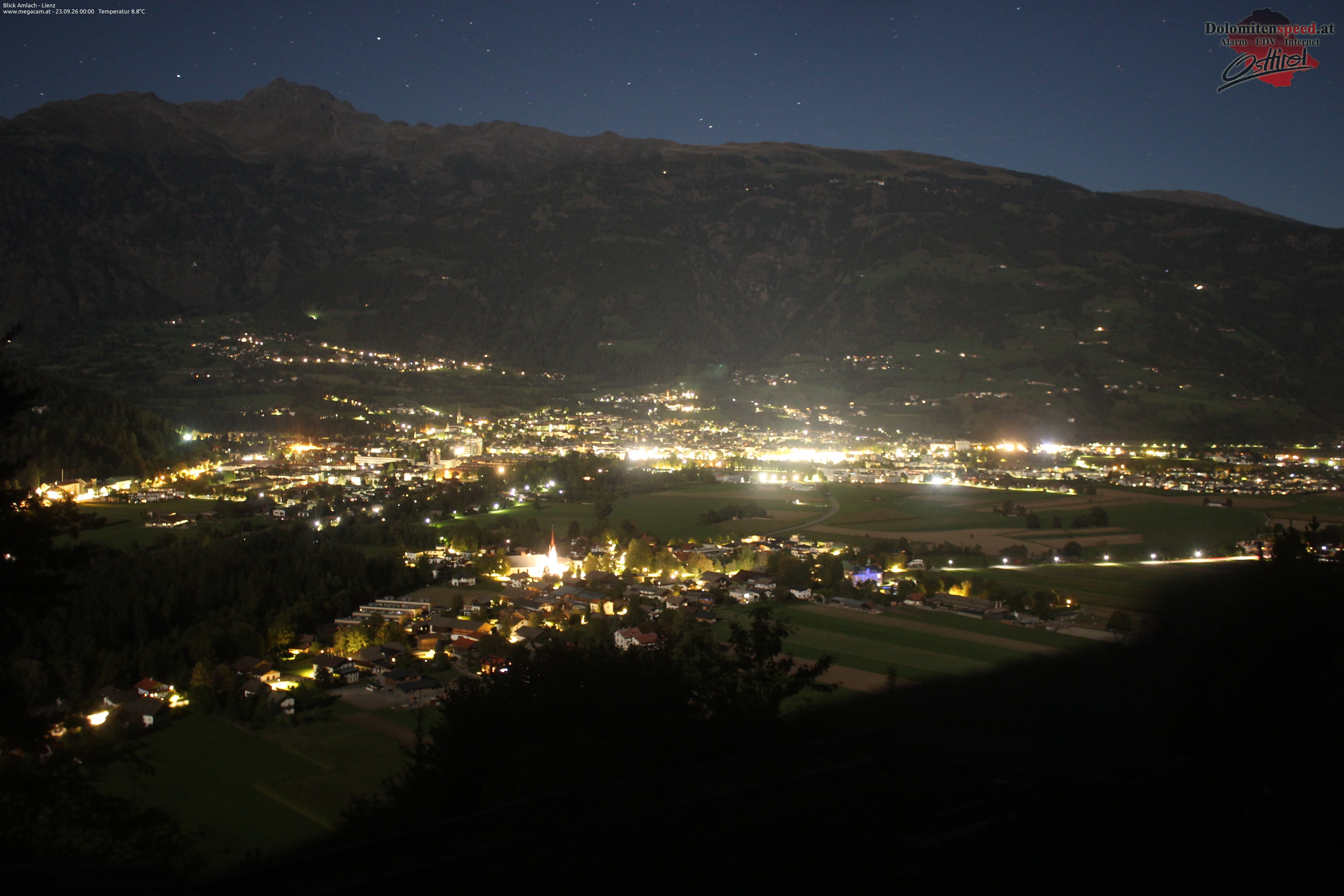 Archiv Foto Webcam Blick Amlach - Lienz - Osttirol