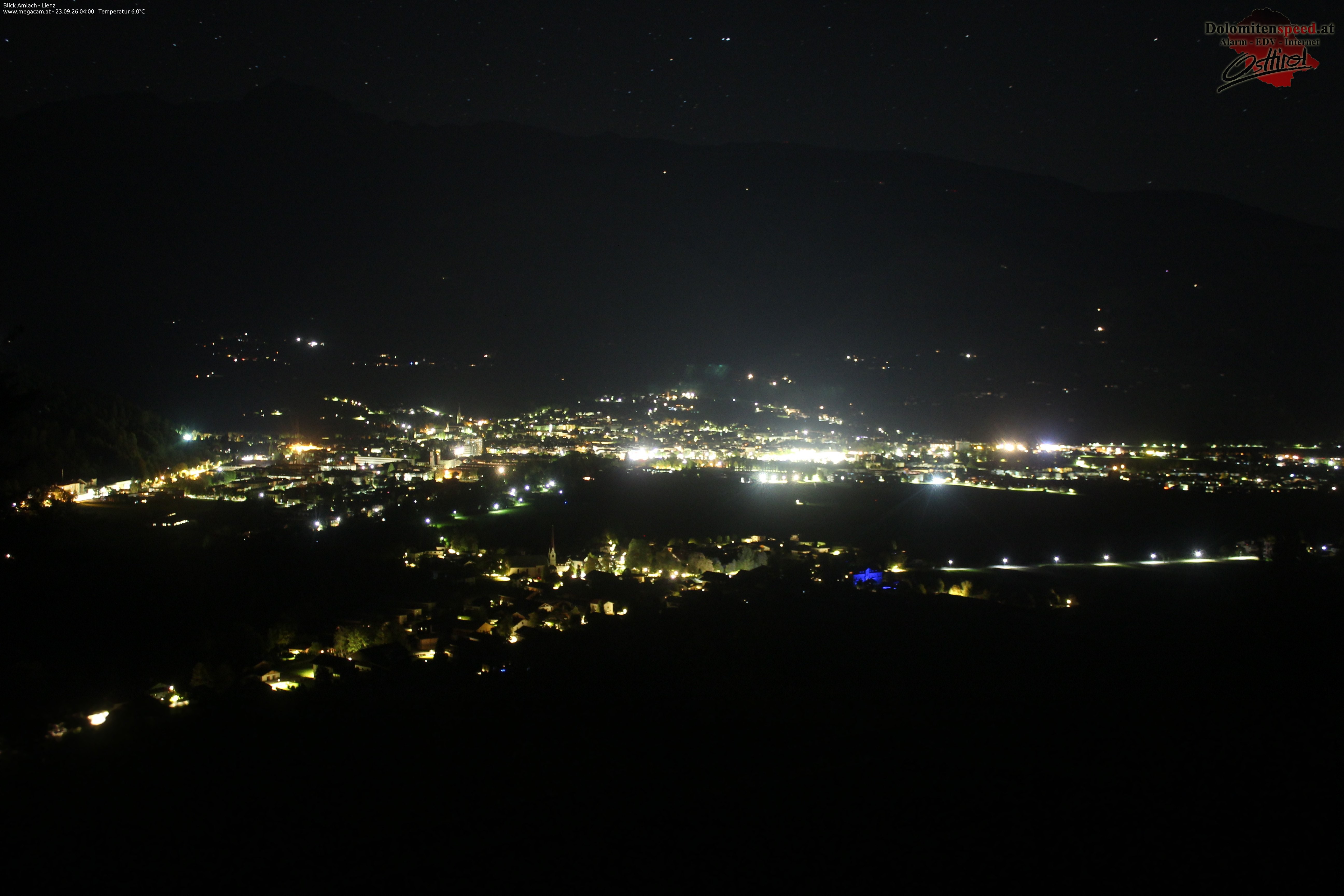 Archiv Foto Webcam Blick Amlach - Lienz - Osttirol