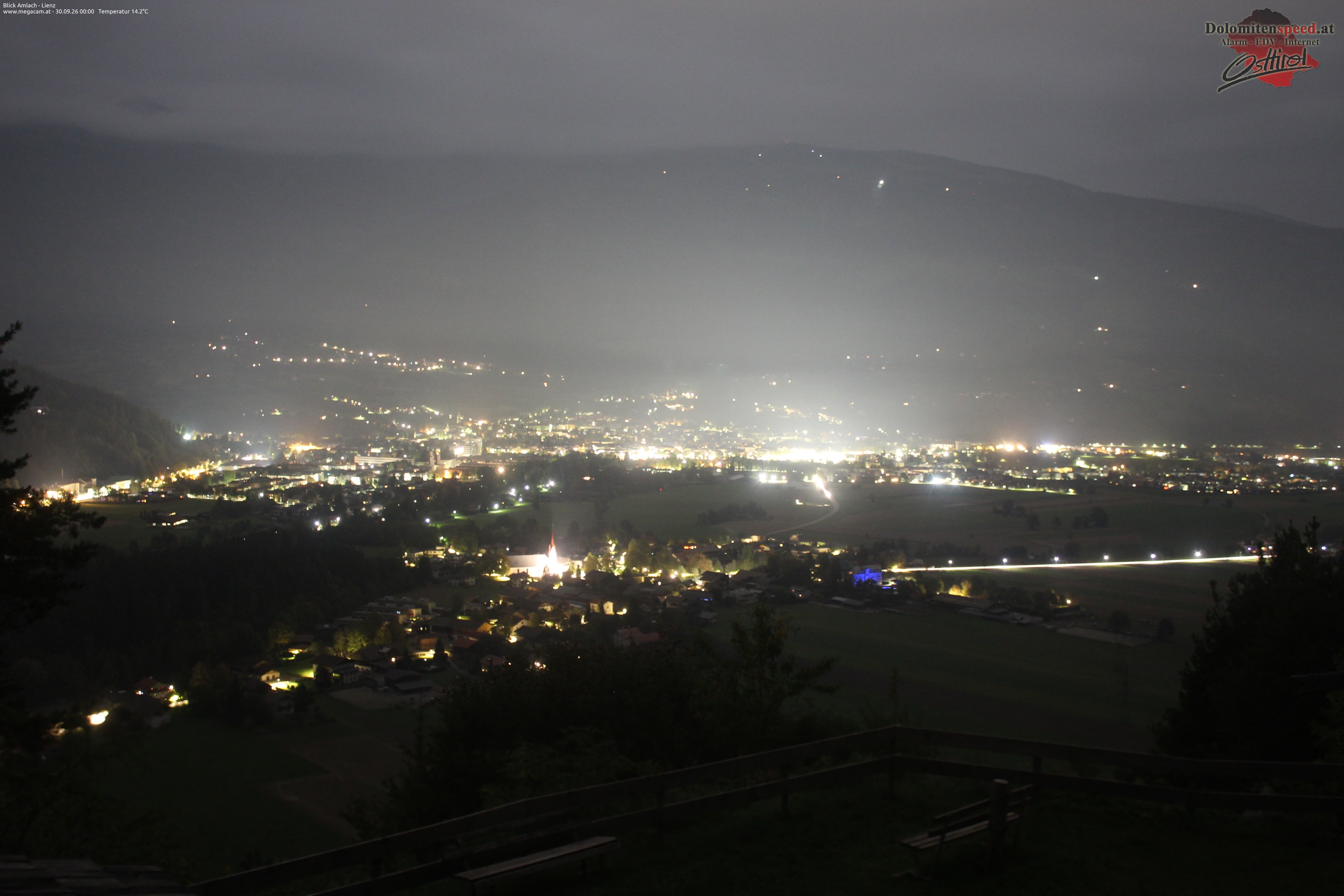 Archiv Foto Webcam Blick Amlach - Lienz - Osttirol