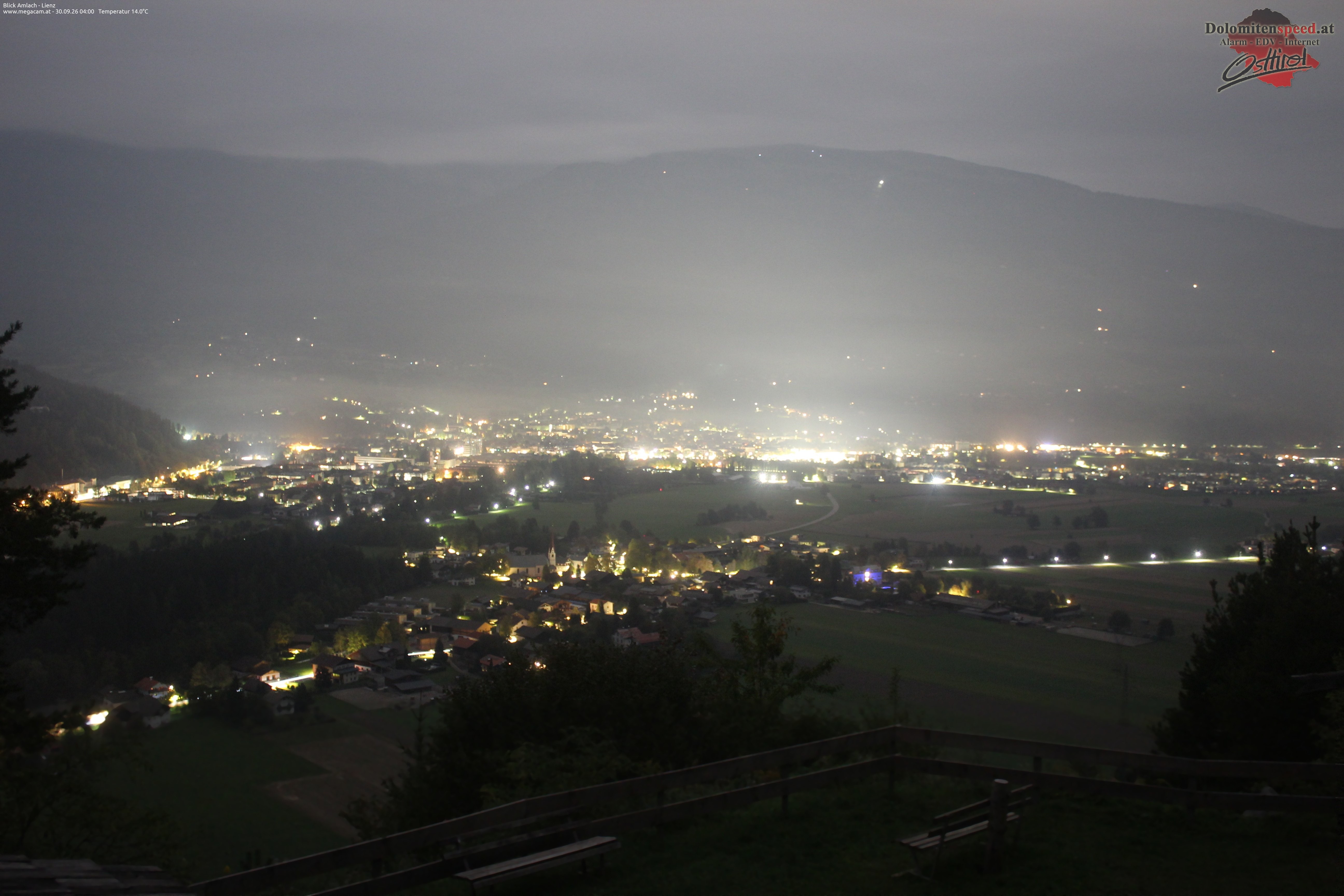 Archiv Foto Webcam Blick Amlach - Lienz - Osttirol