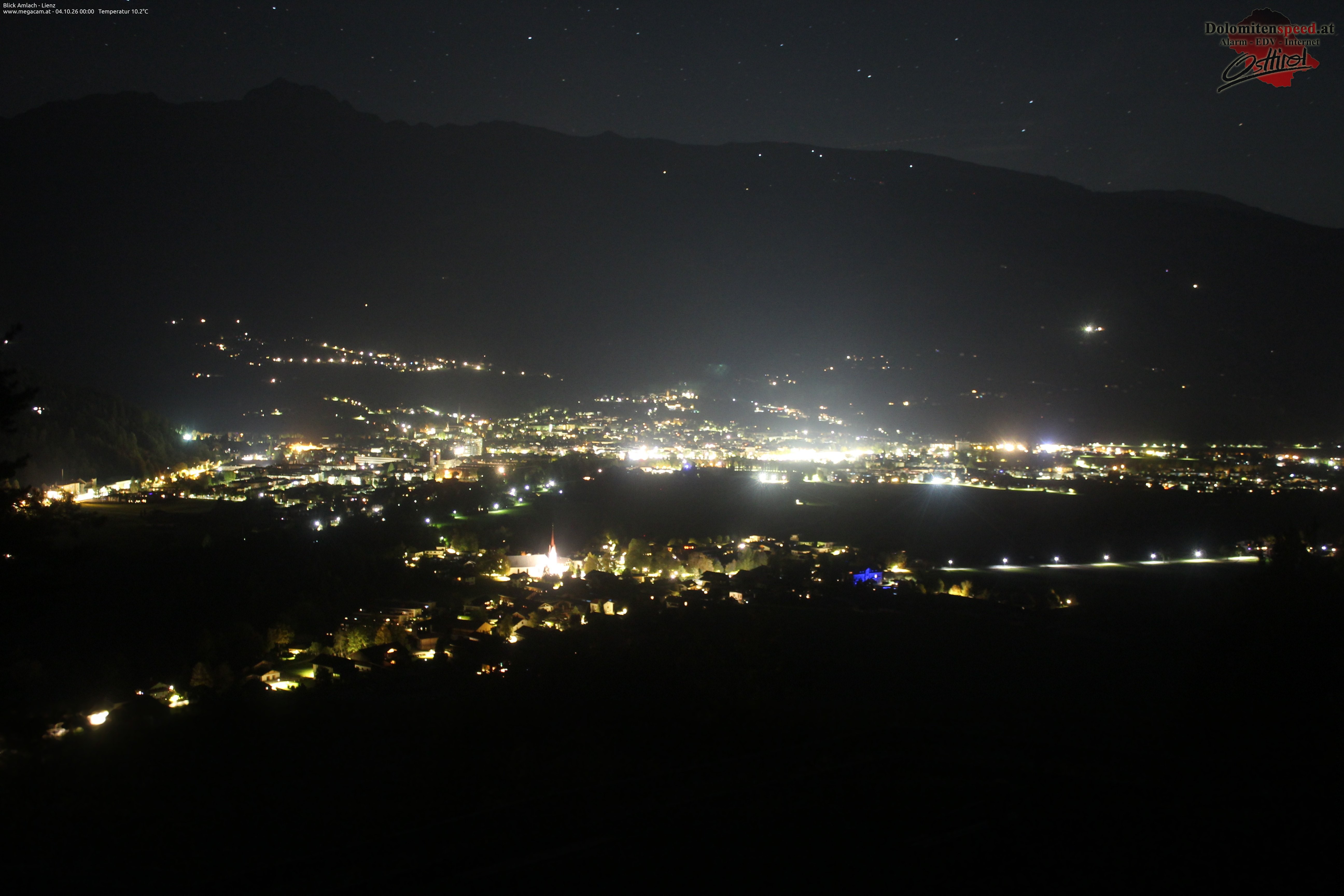 Archiv Foto Webcam Blick Amlach - Lienz - Osttirol