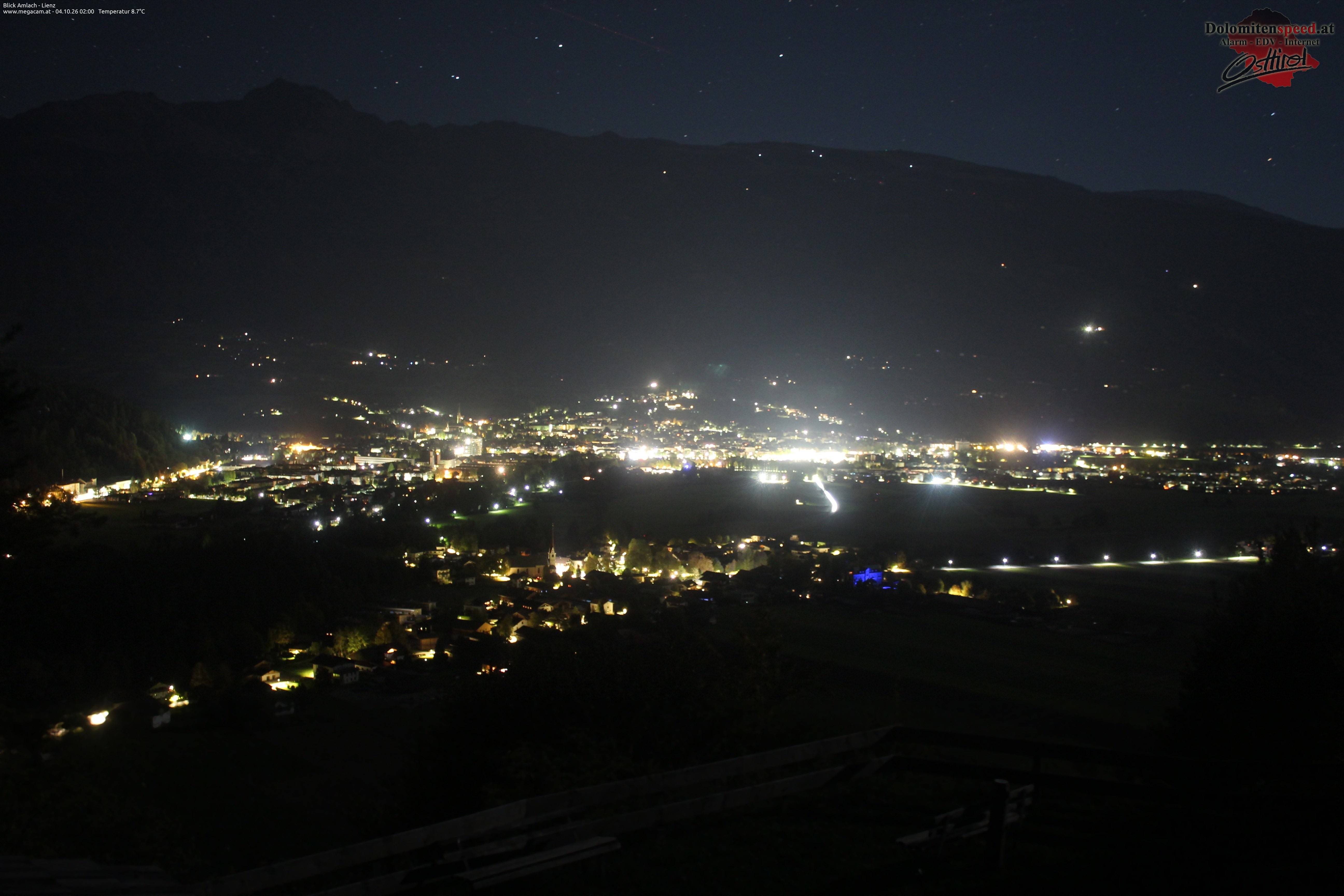 Archiv Foto Webcam Blick Amlach - Lienz - Osttirol