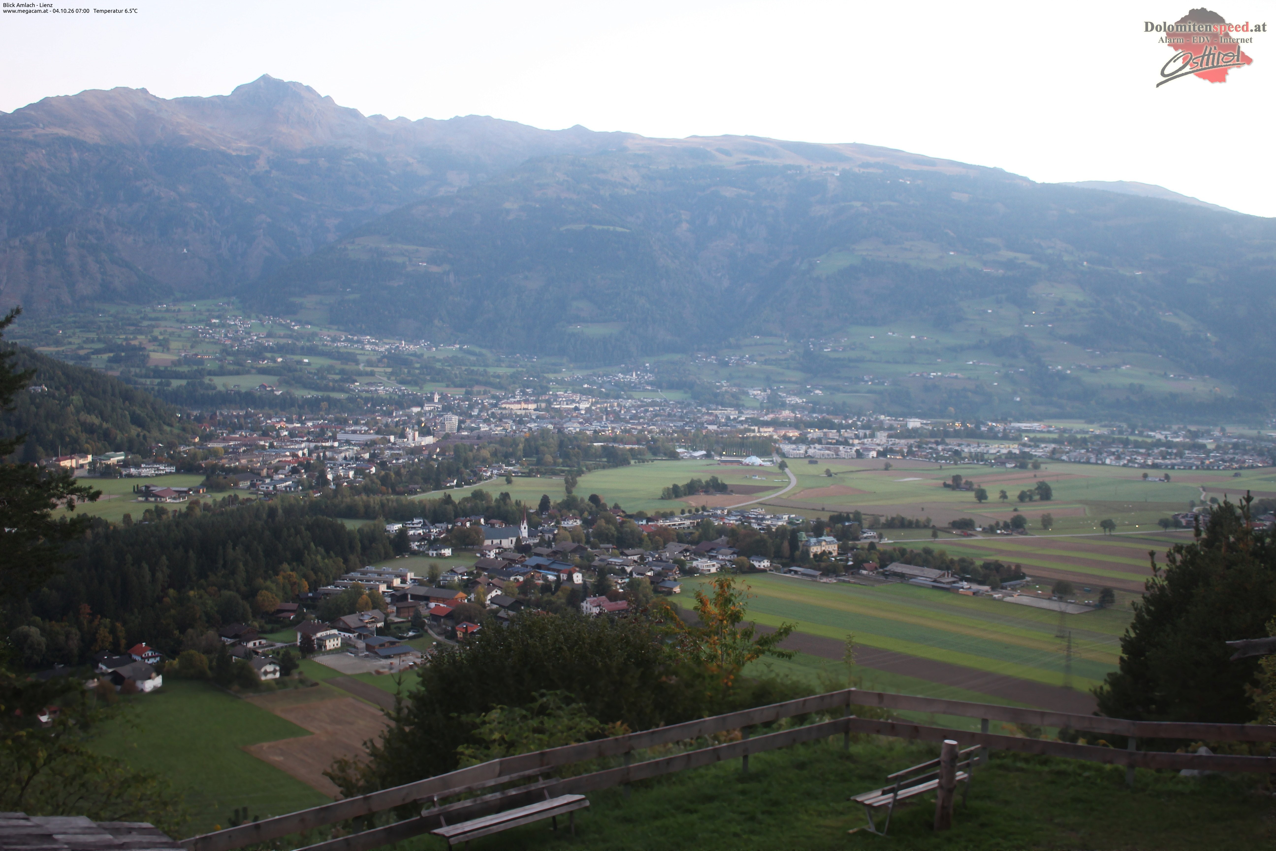 Archiv Foto Webcam Blick Amlach - Lienz - Osttirol