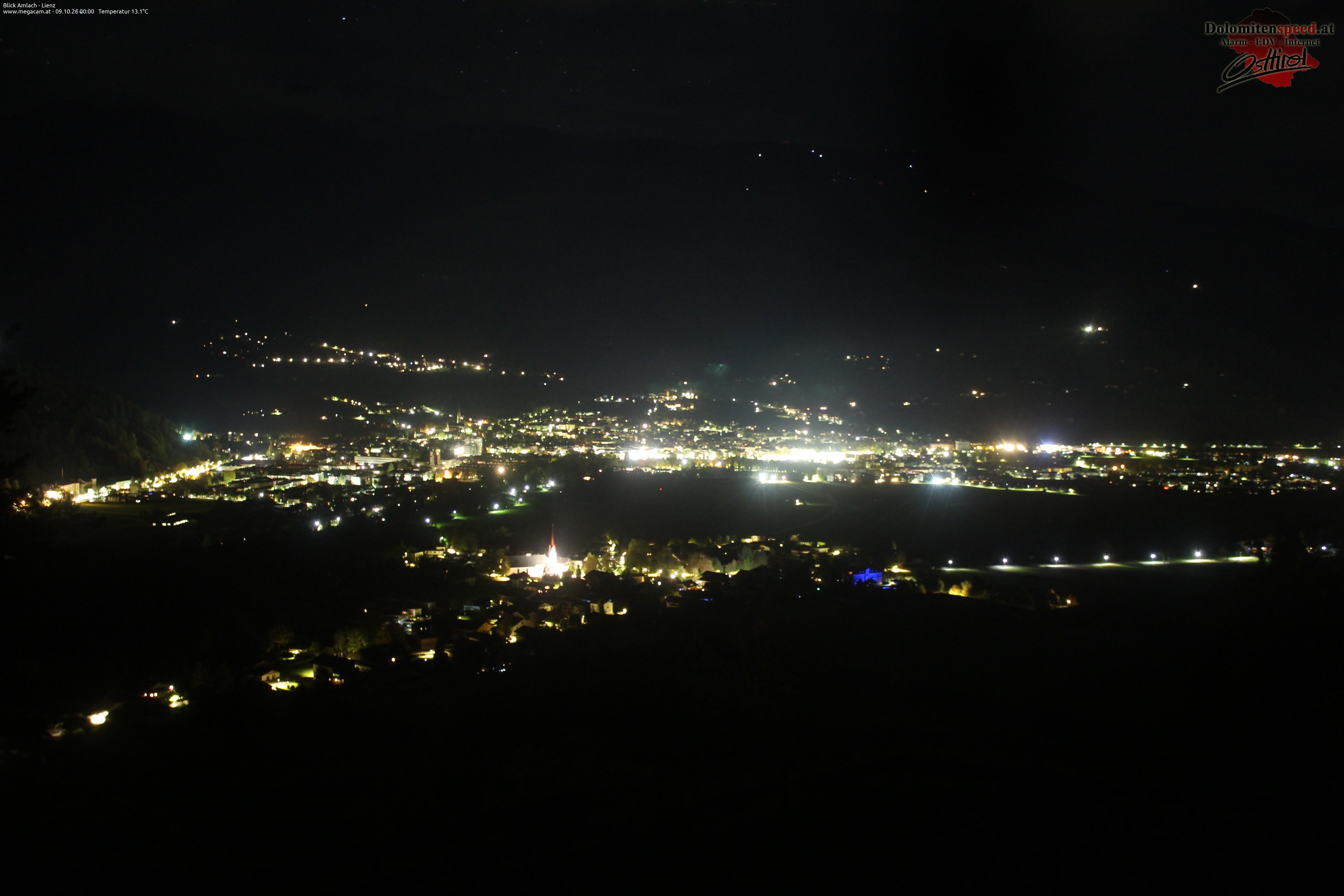 Archiv Foto Webcam Blick Amlach - Lienz - Osttirol