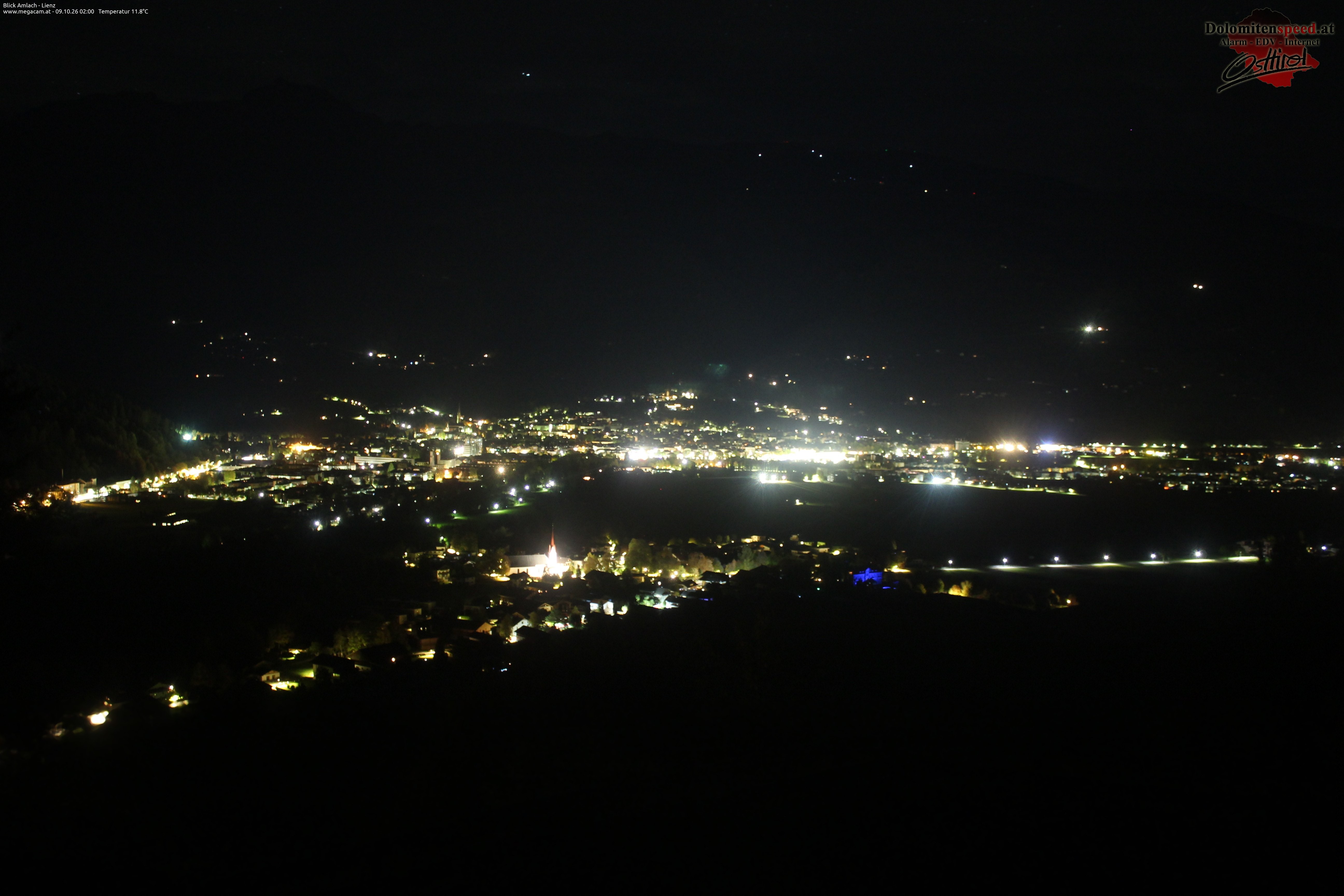 Archiv Foto Webcam Blick Amlach - Lienz - Osttirol