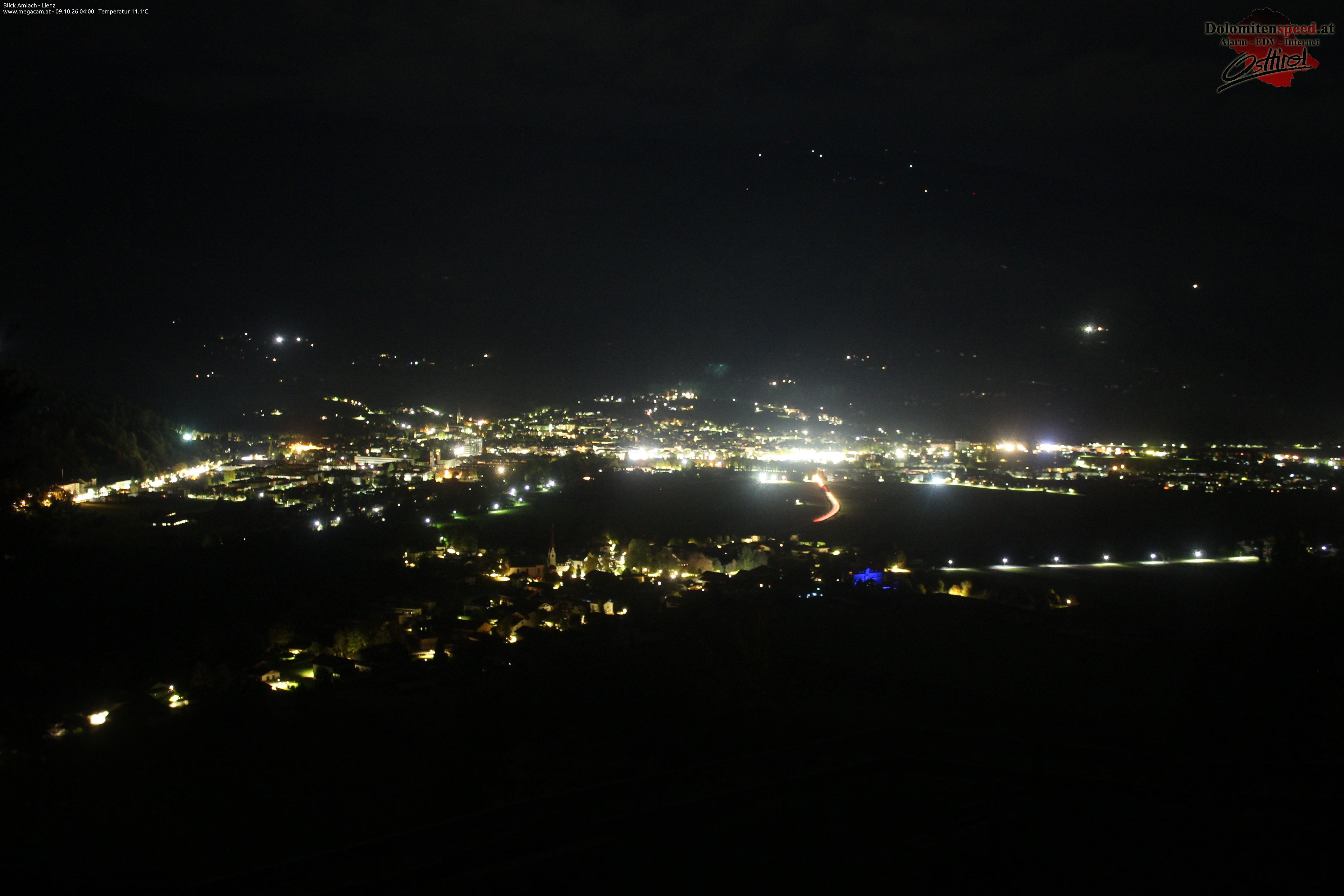 Archiv Foto Webcam Blick Amlach - Lienz - Osttirol