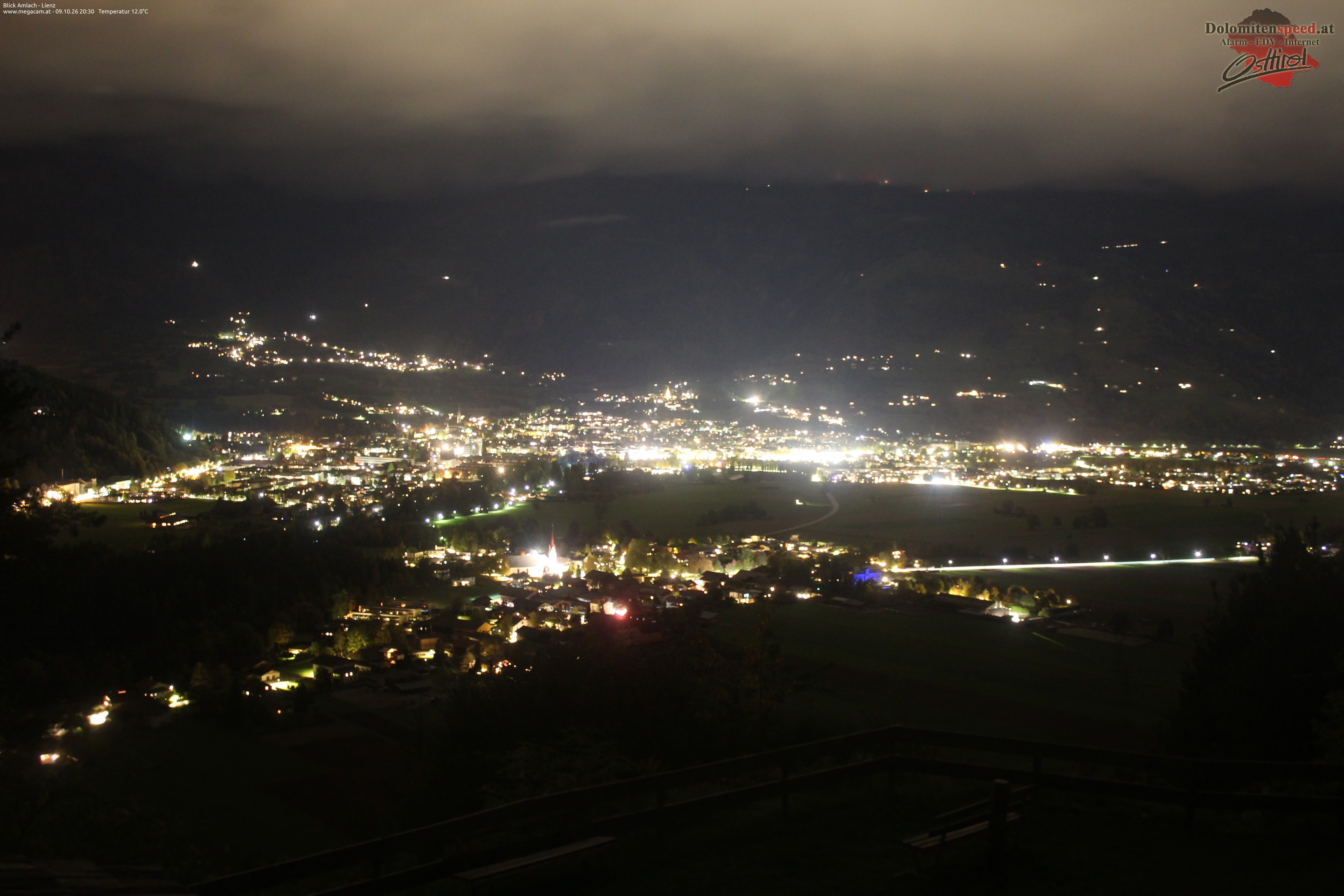 Archiv Foto Webcam Blick Amlach - Lienz - Osttirol