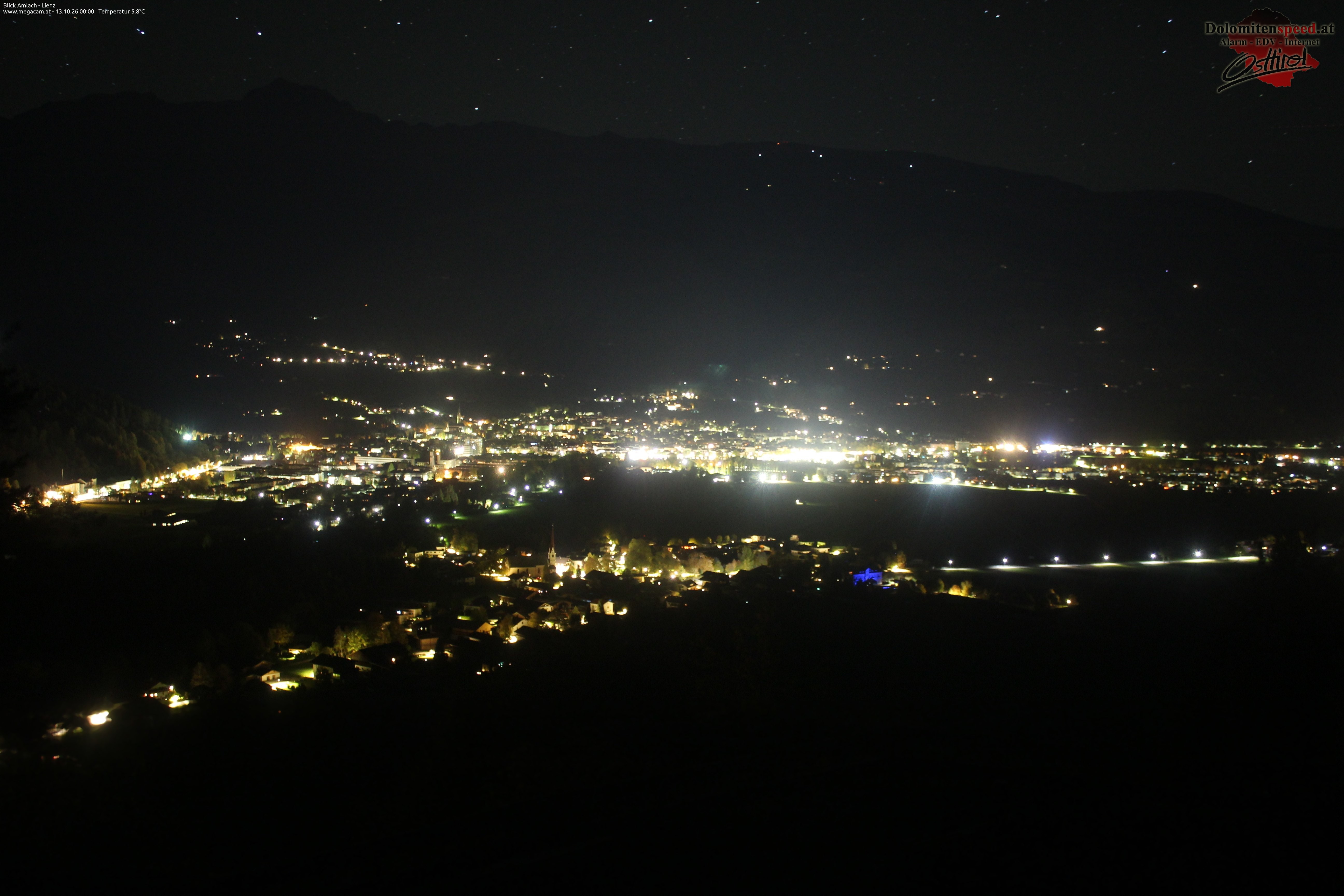 Archiv Foto Webcam Blick Amlach - Lienz - Osttirol