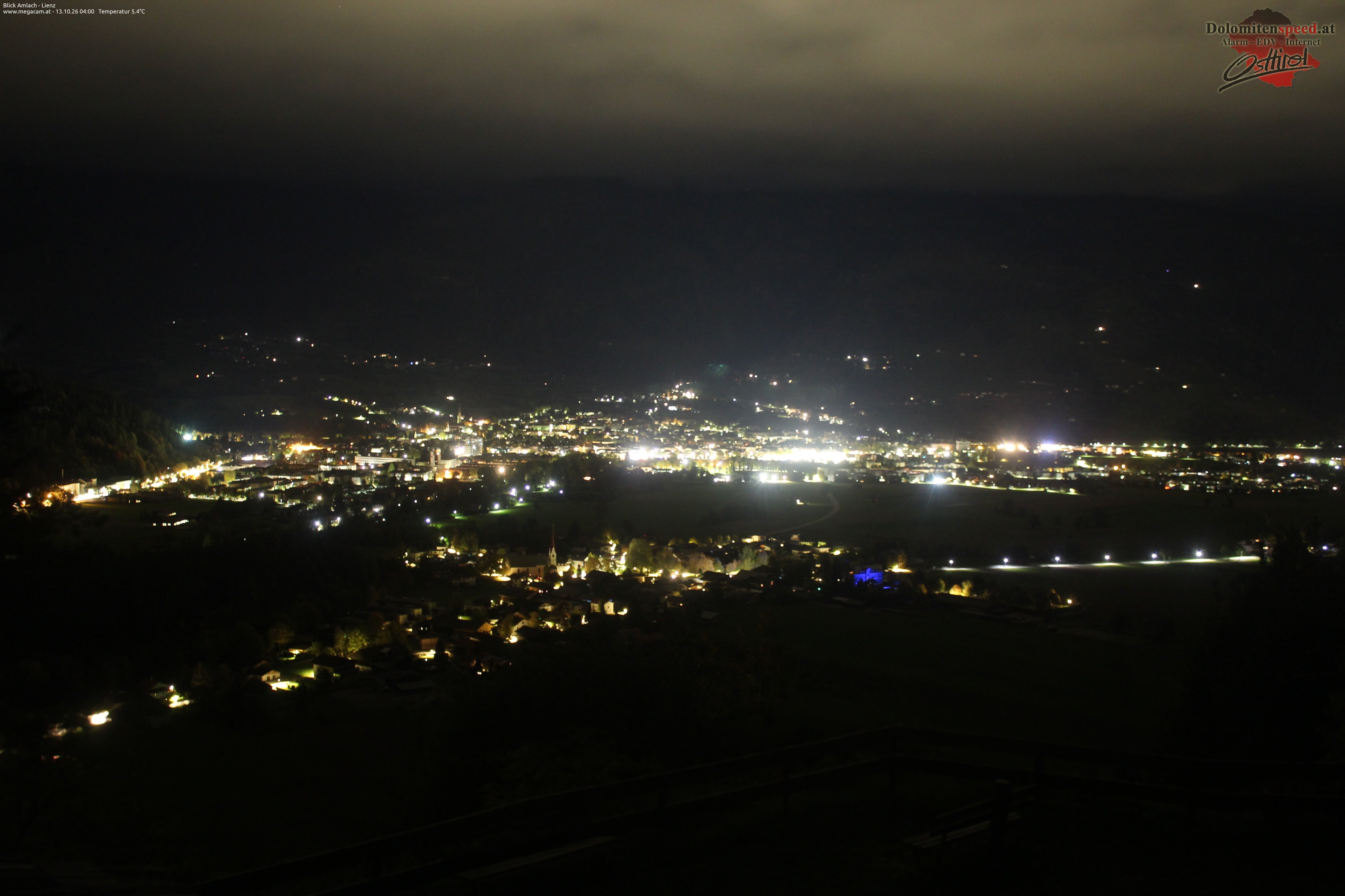 Archiv Foto Webcam Blick Amlach - Lienz - Osttirol