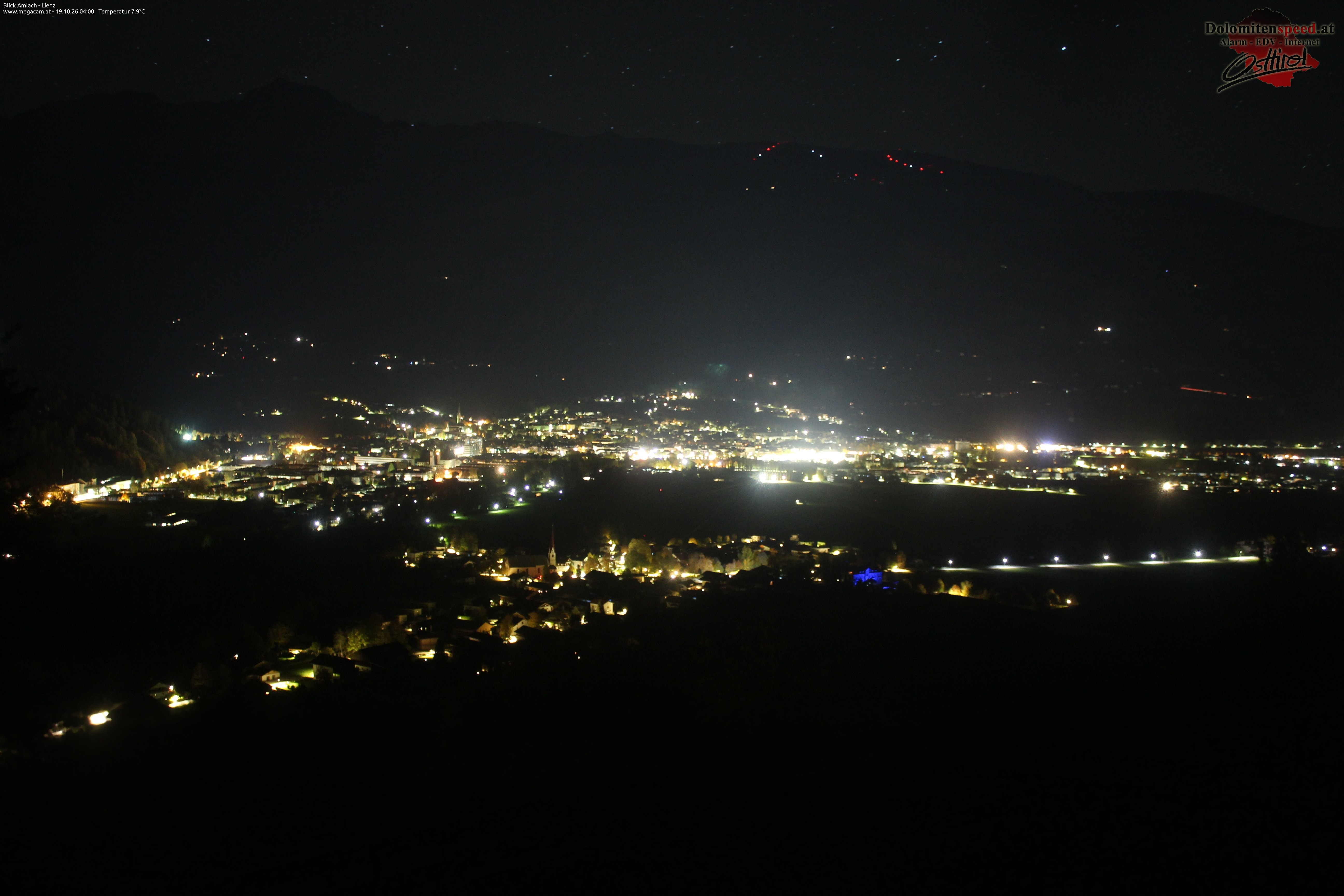 Archiv Foto Webcam Blick Amlach - Lienz - Osttirol