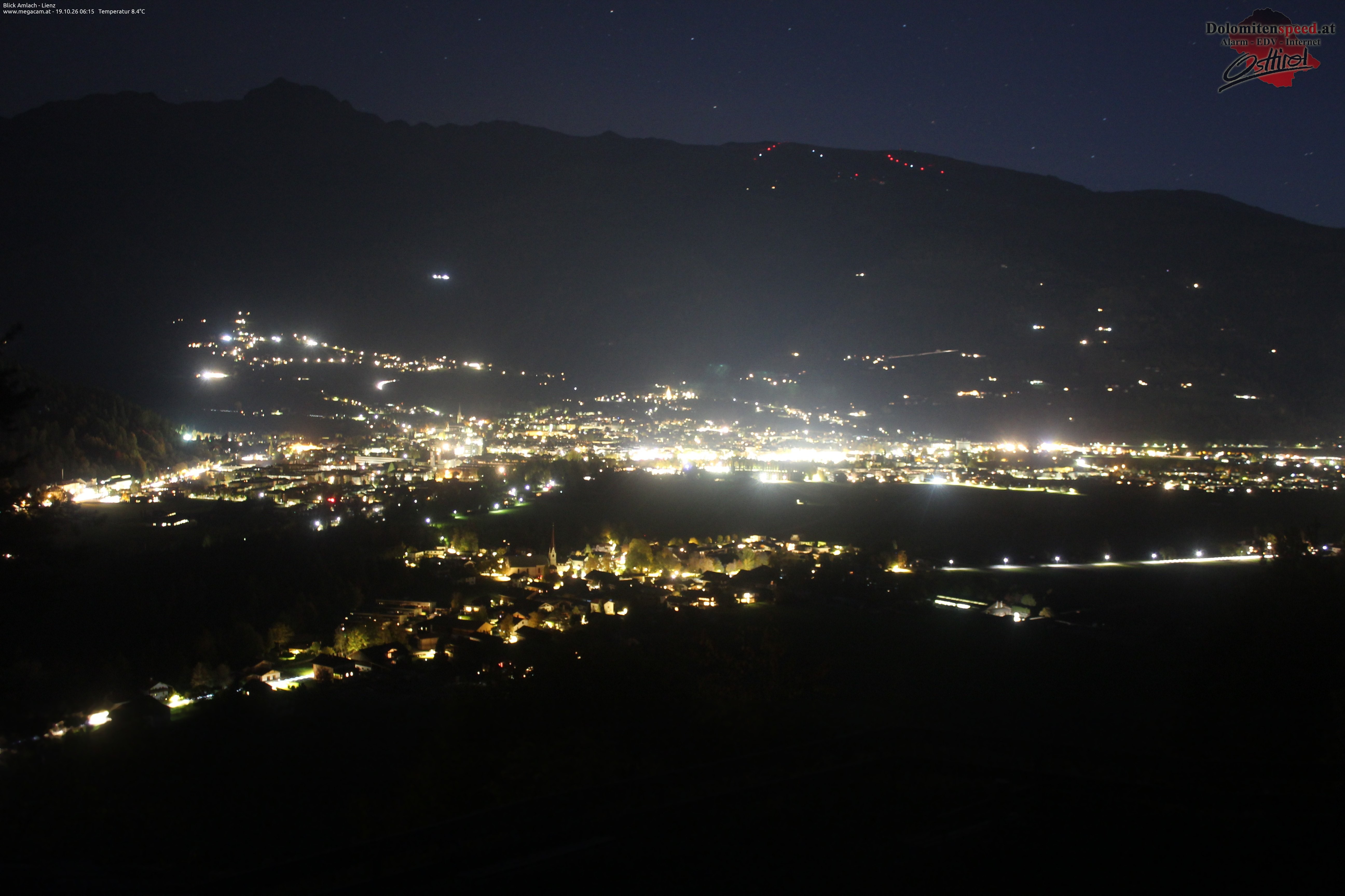 Archiv Foto Webcam Blick Amlach - Lienz - Osttirol