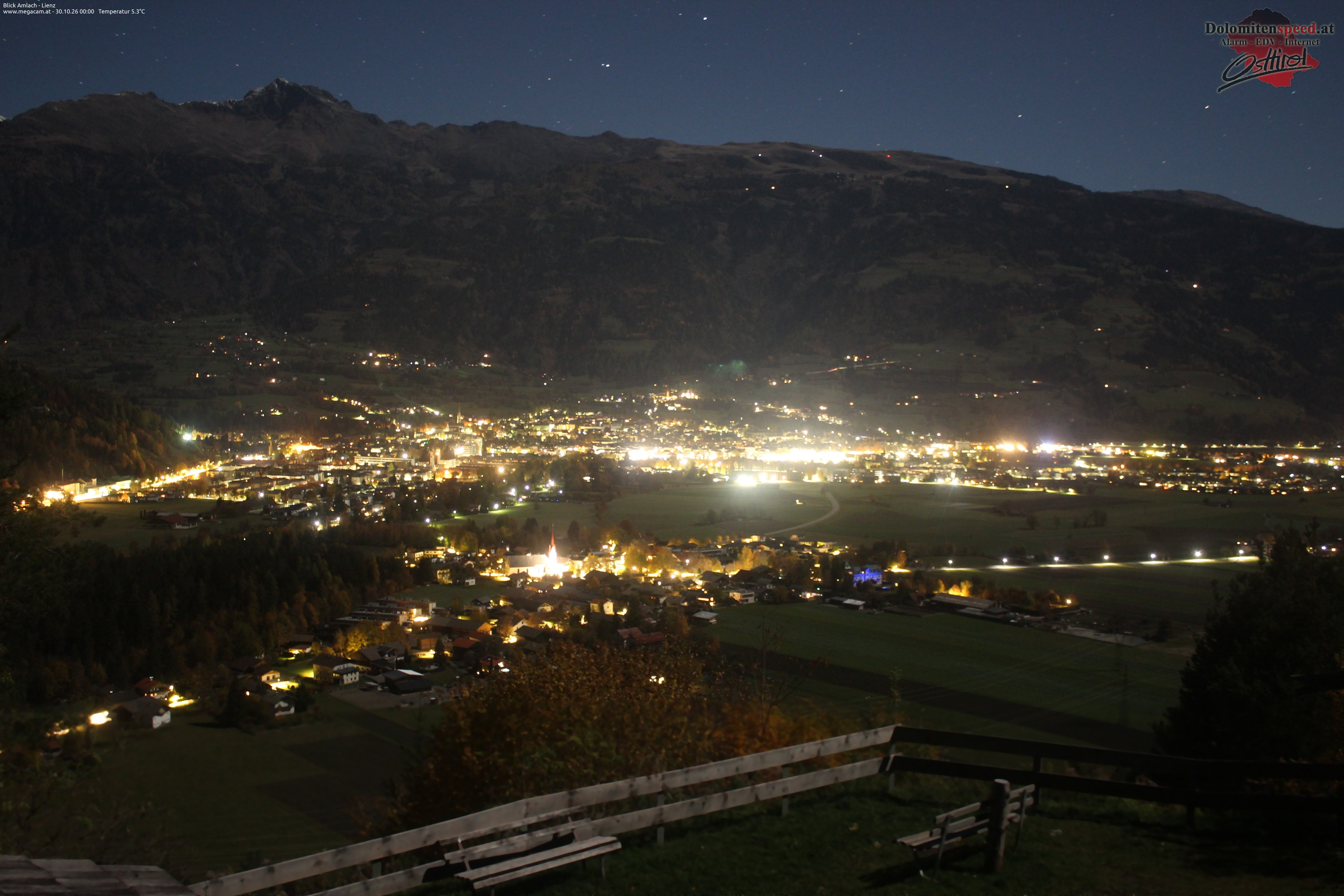 Archiv Foto Webcam Blick Amlach - Lienz - Osttirol
