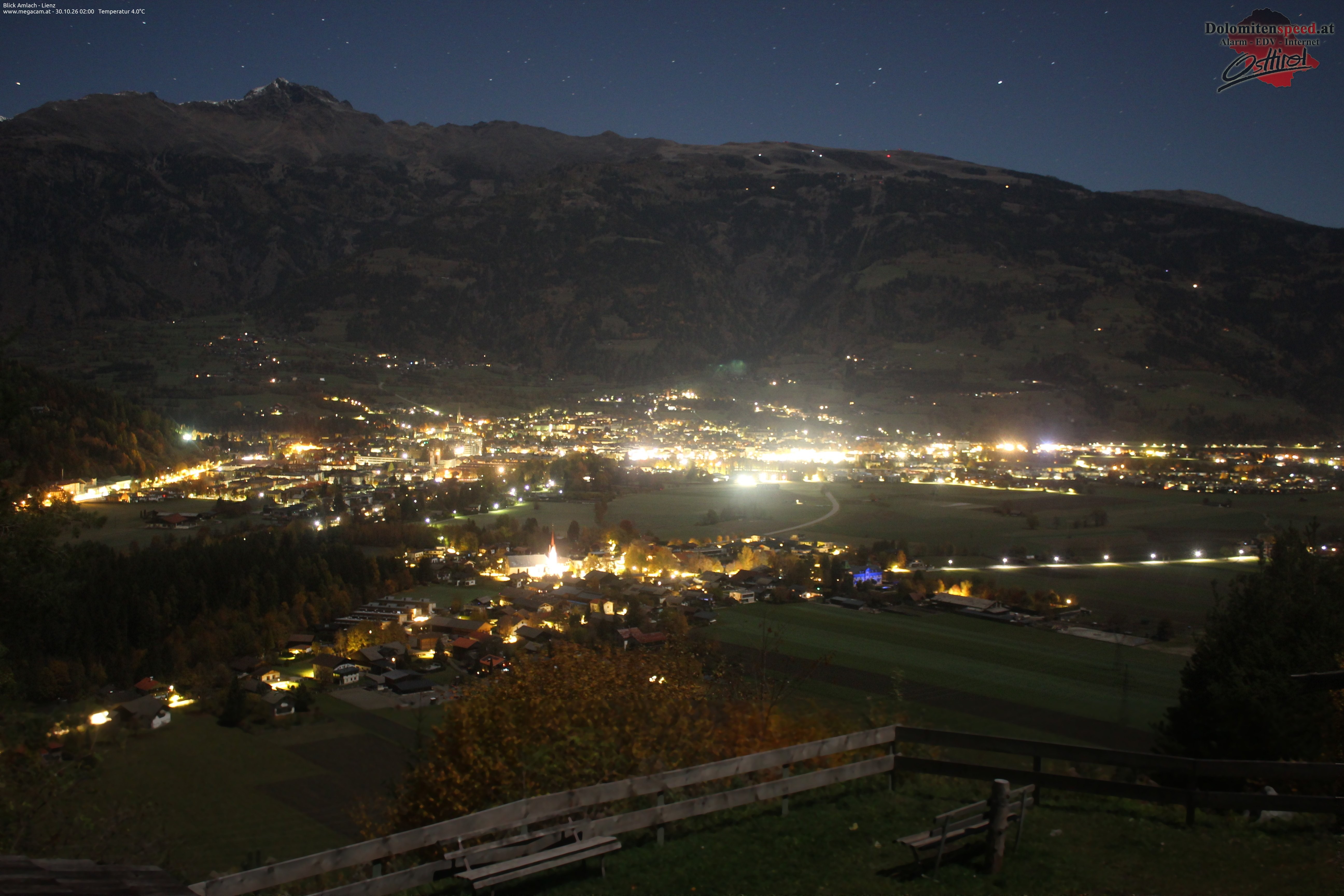 Archiv Foto Webcam Blick Amlach - Lienz - Osttirol