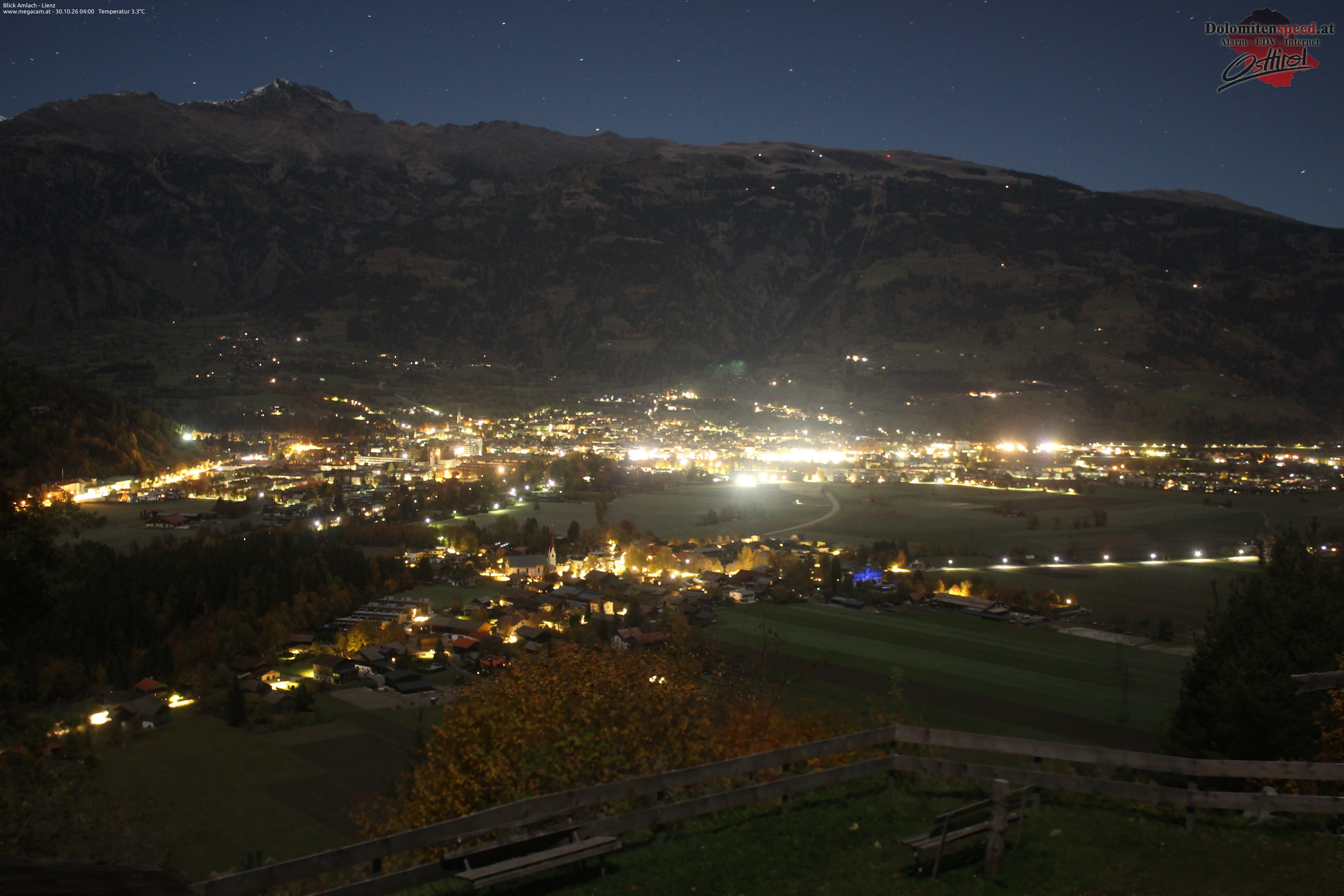 Archiv Foto Webcam Blick Amlach - Lienz - Osttirol