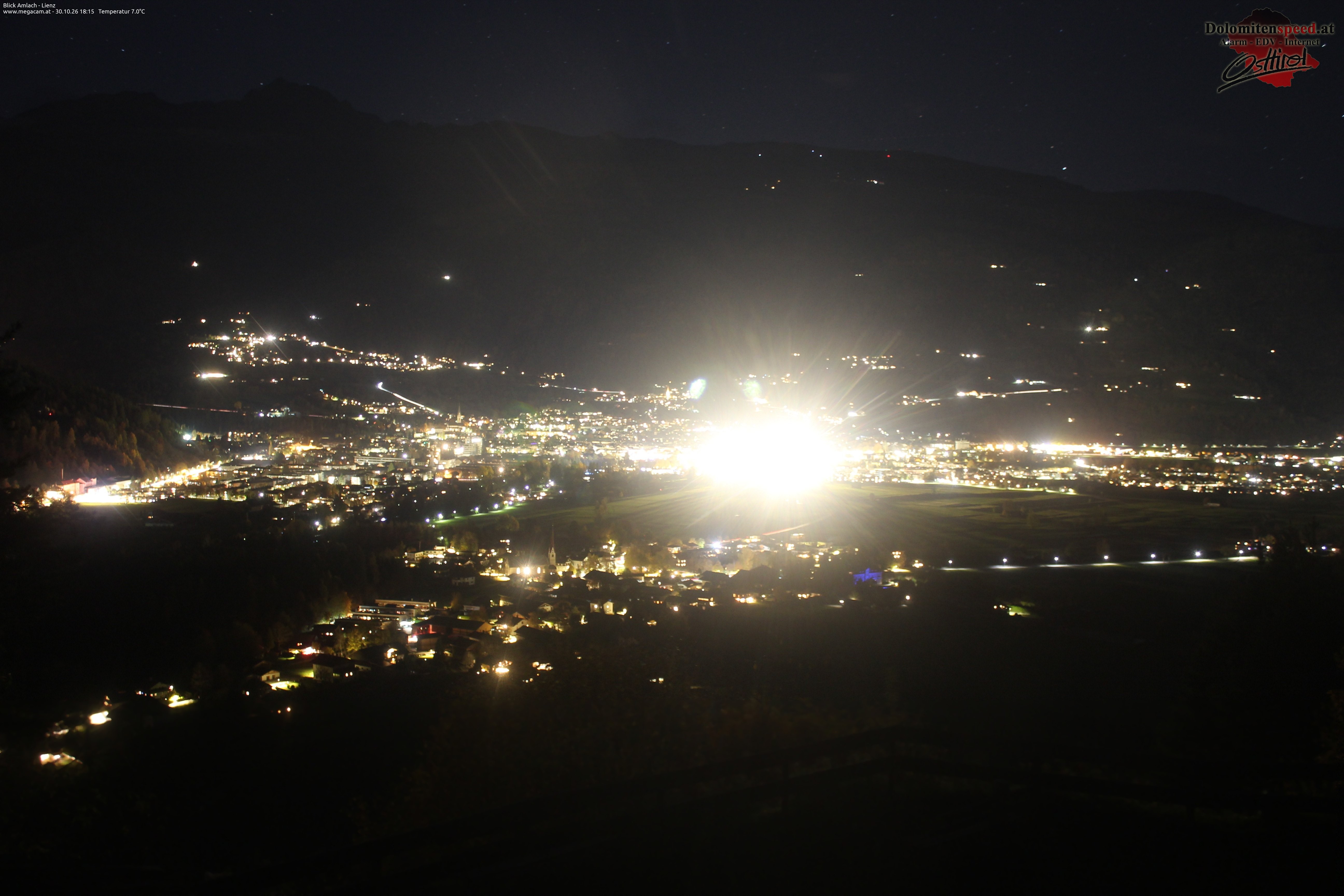 Archiv Foto Webcam Blick Amlach - Lienz - Osttirol