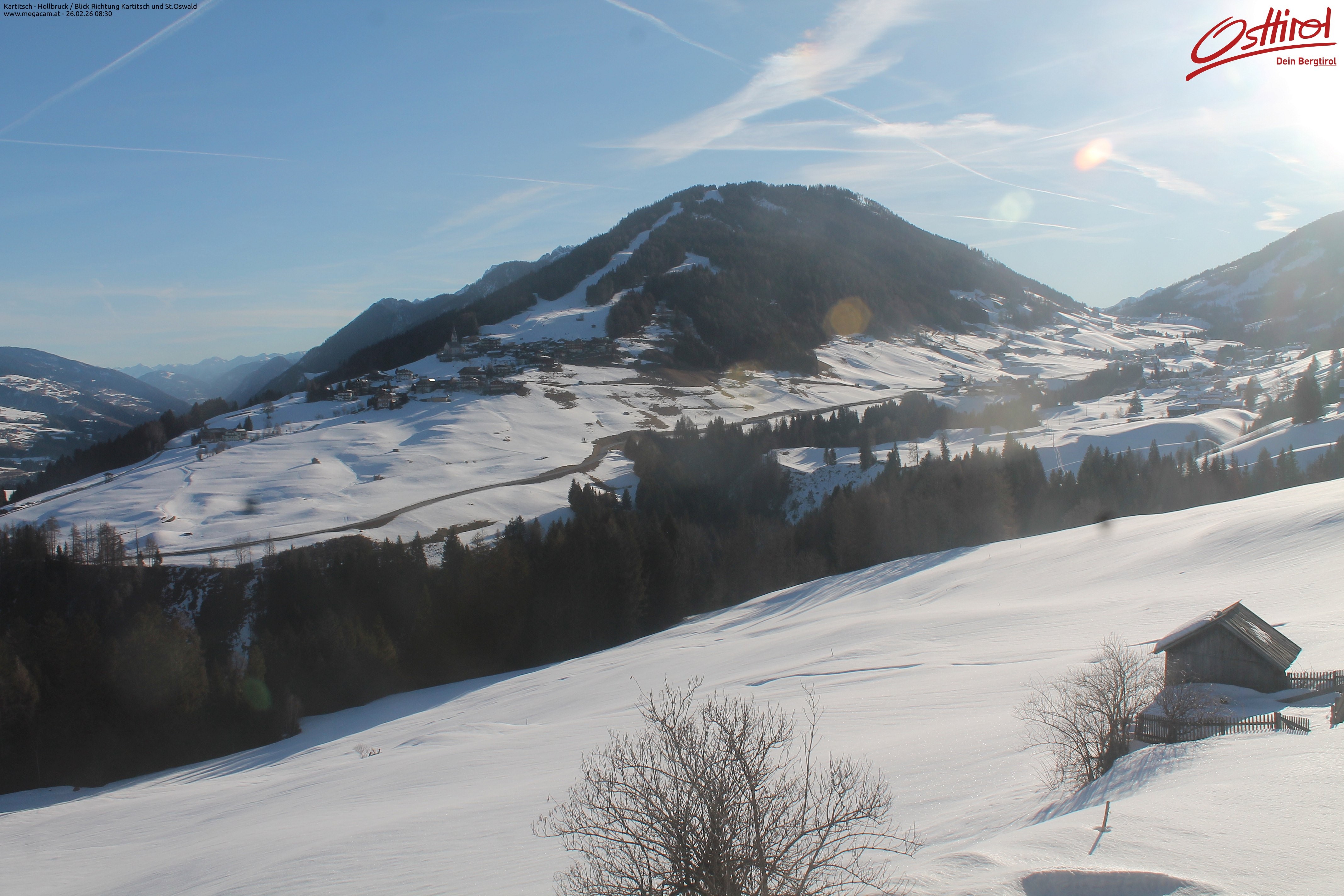 Archived image Webcam Hochpustertal valley: Kartitsch