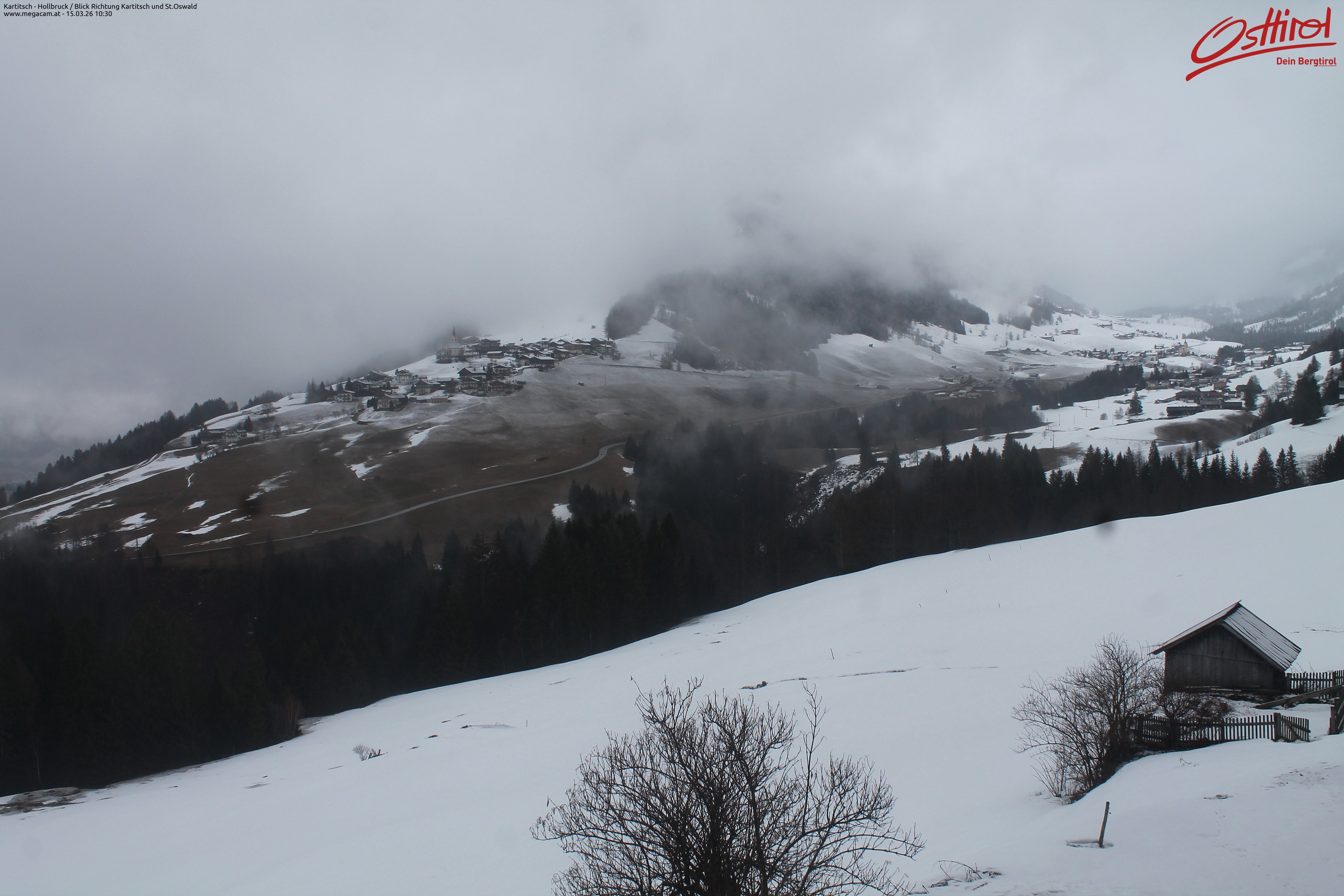 Archived image Webcam Hochpustertal valley: Kartitsch