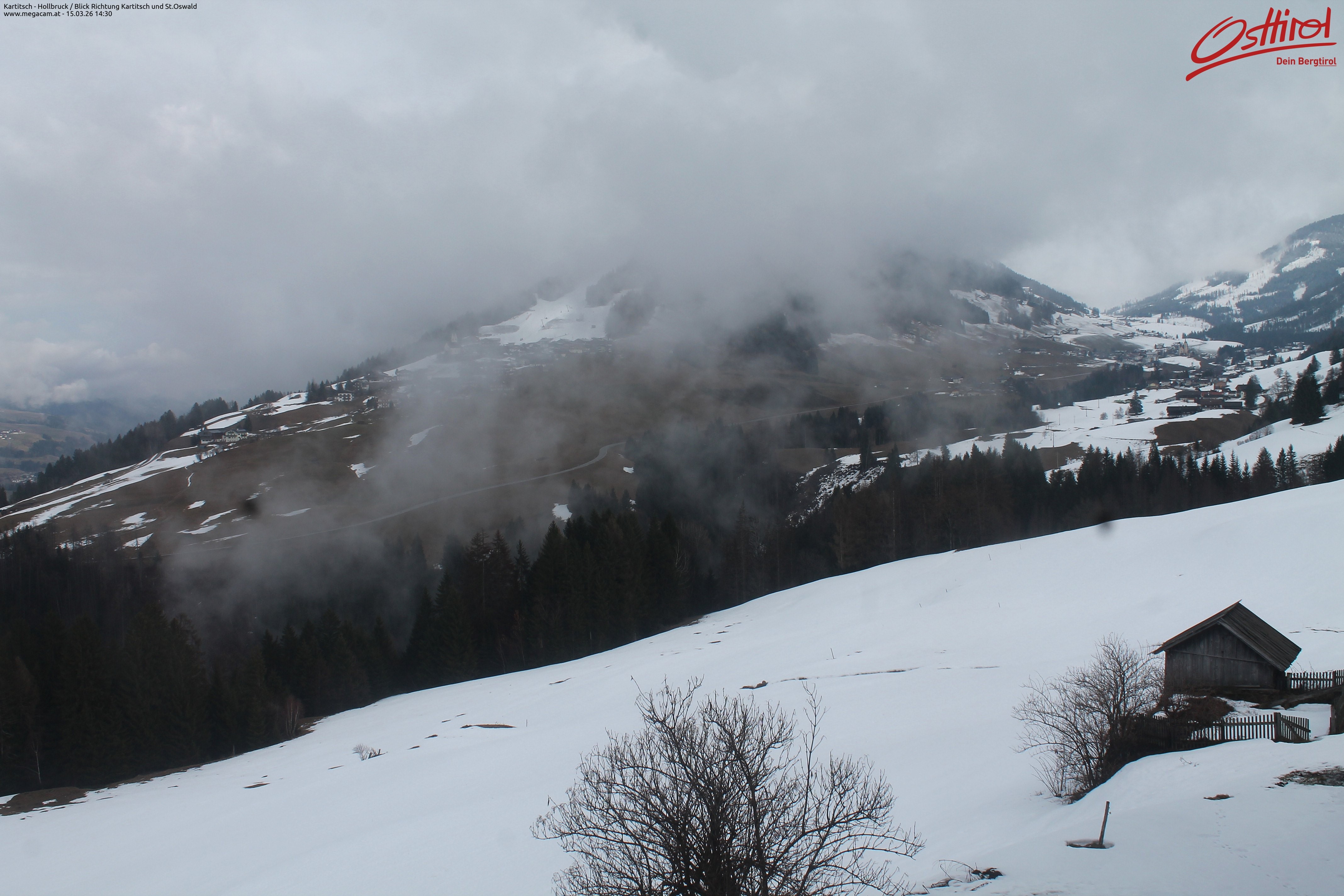 Archived image Webcam Hochpustertal valley: Kartitsch