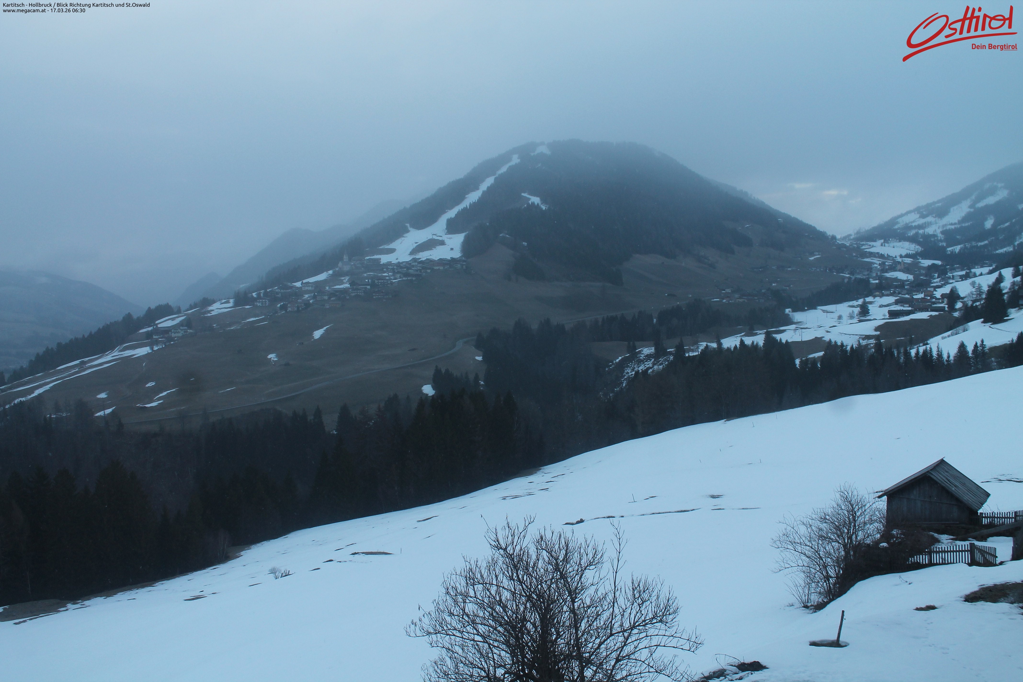 Archived image Webcam Hochpustertal valley: Kartitsch