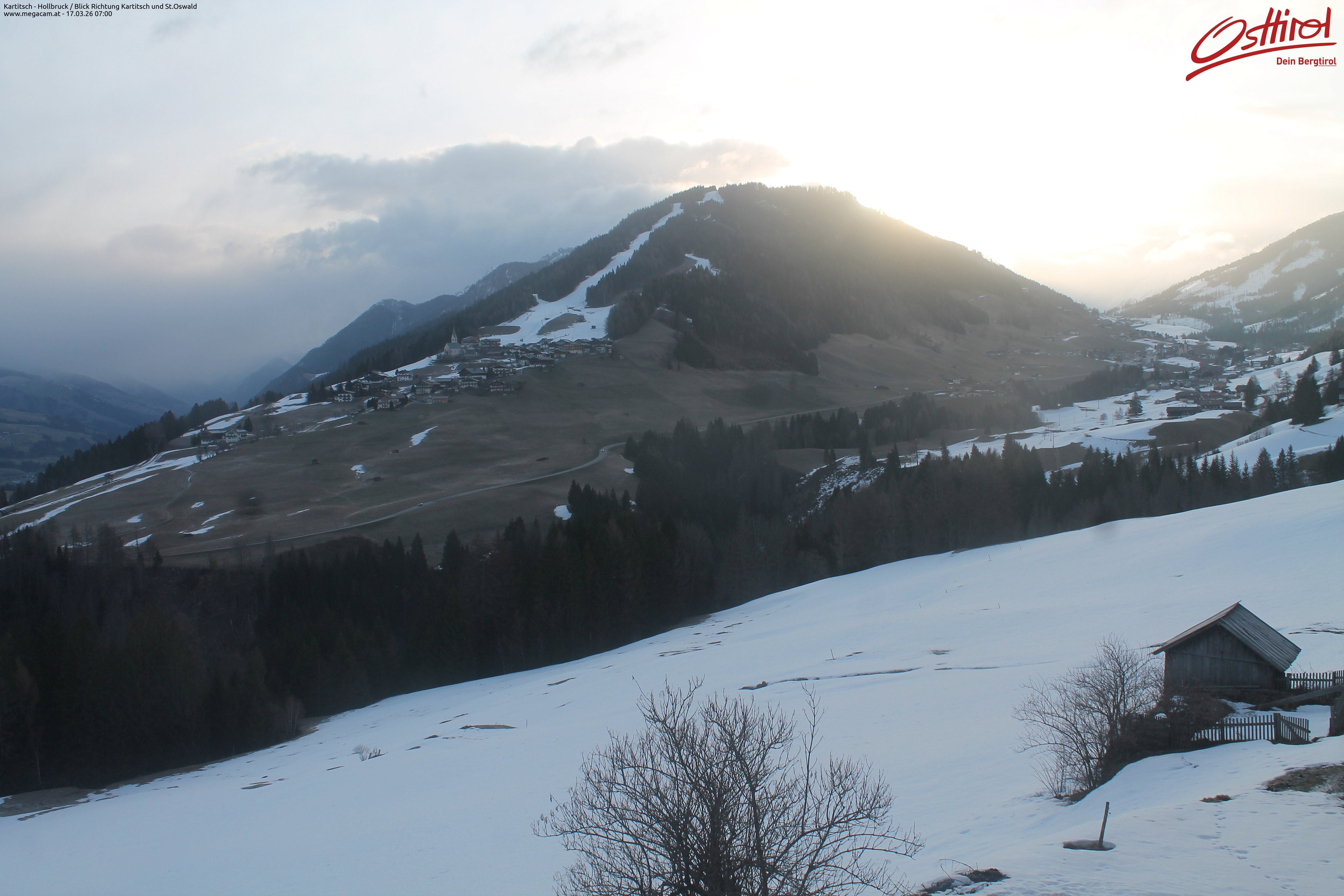 Archived image Webcam Hochpustertal valley: Kartitsch