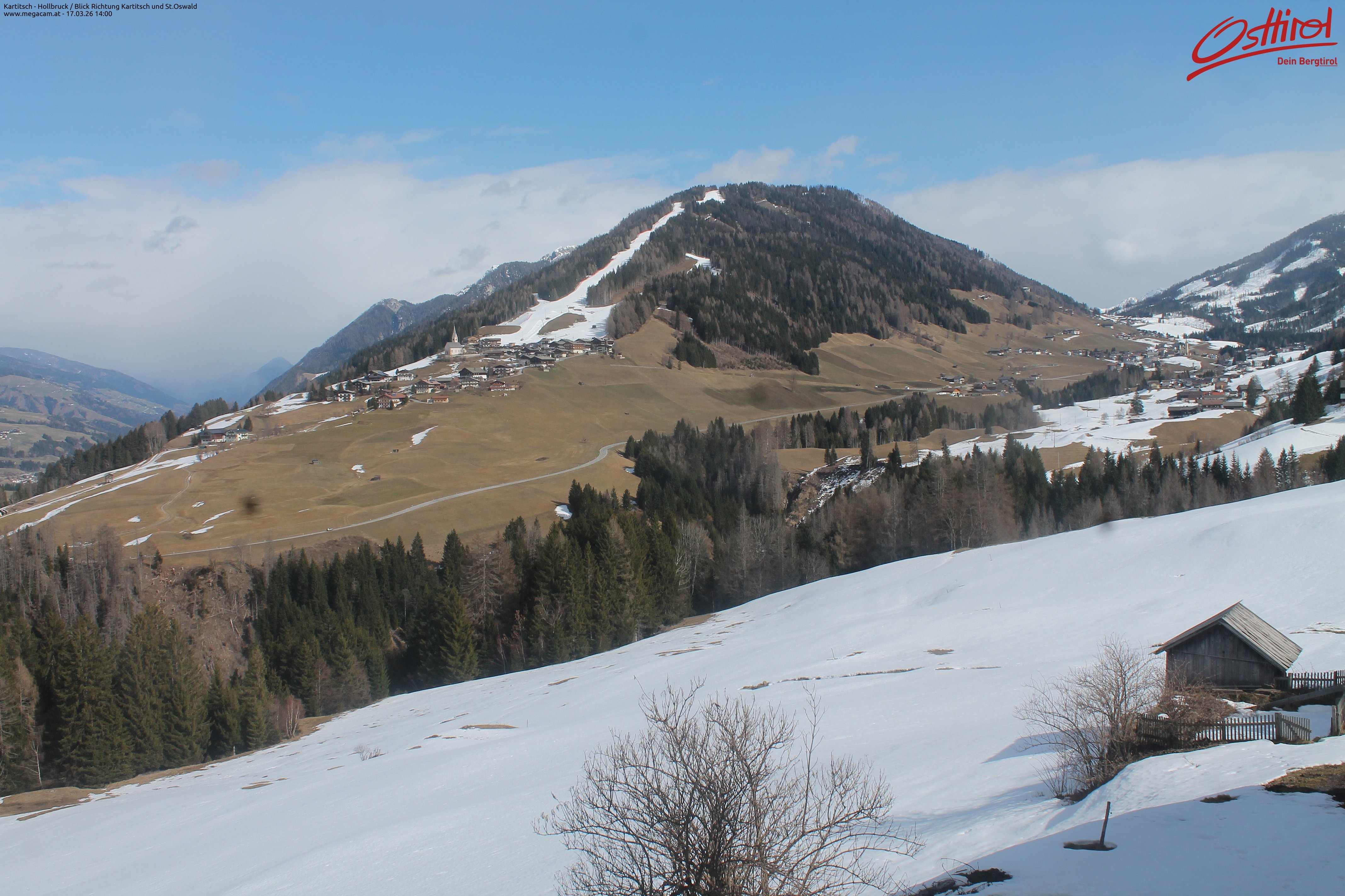 Archived image Webcam Hochpustertal valley: Kartitsch