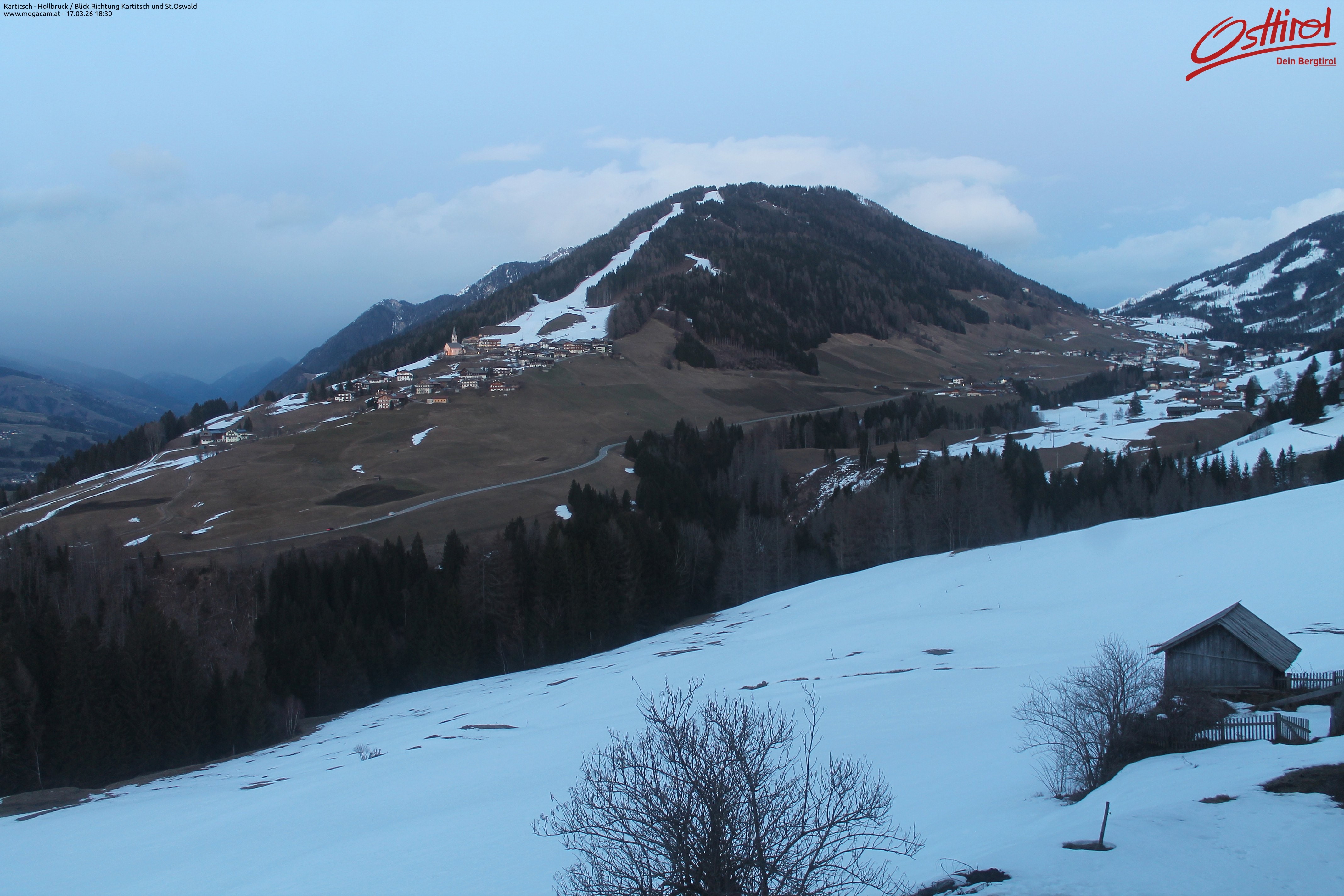 Archived image Webcam Hochpustertal valley: Kartitsch